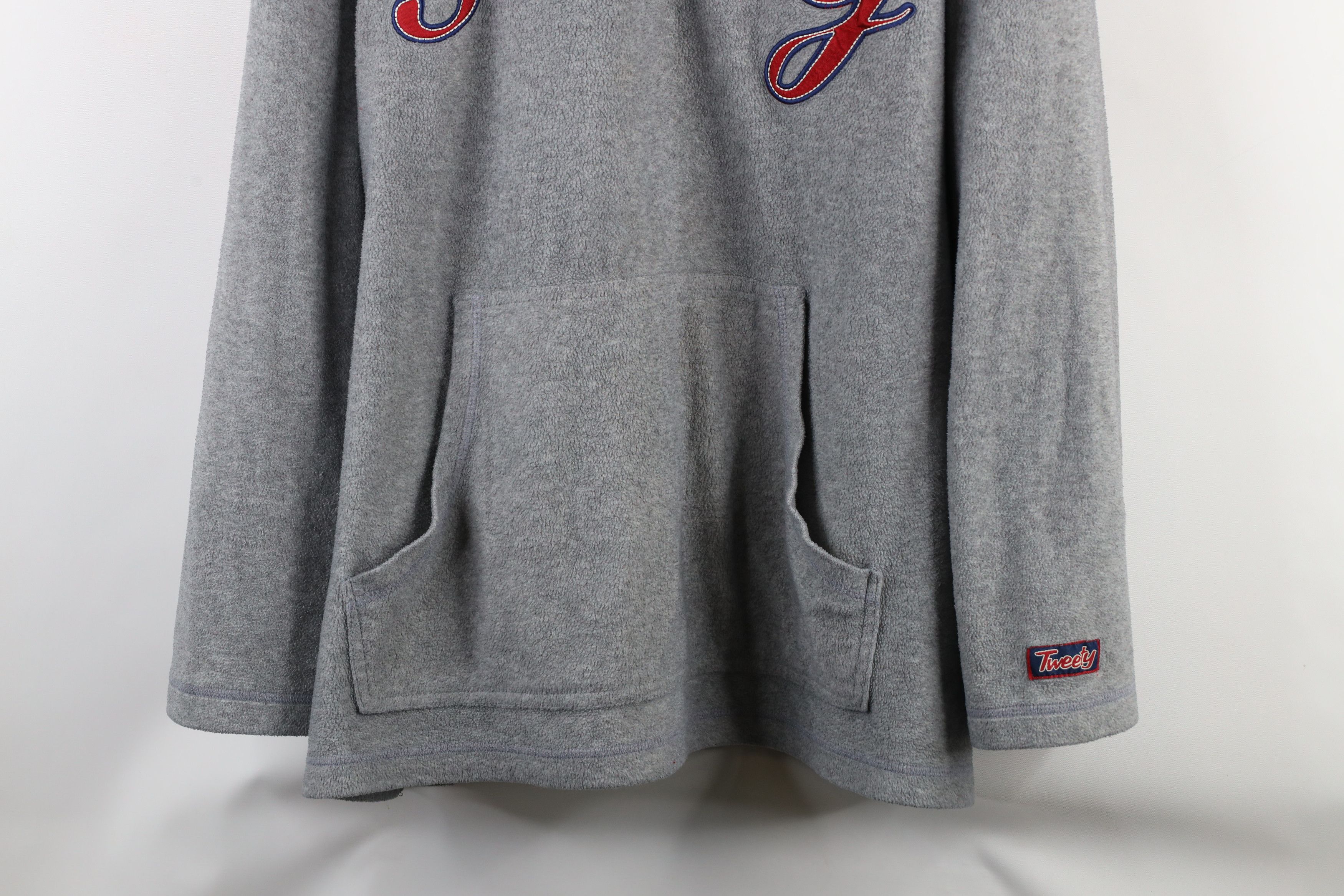 Vintage Vintage 90s Looney Tunes Tweety Bird Fiesta Fleece Hoodie Size 4XL / US 24-26 - 3 Thumbnail