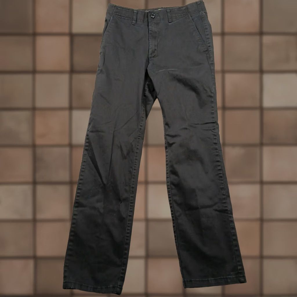 Lee Extreme Comfort Pants Men 32x33 Black Straight Fit Performance in Gray, Men's