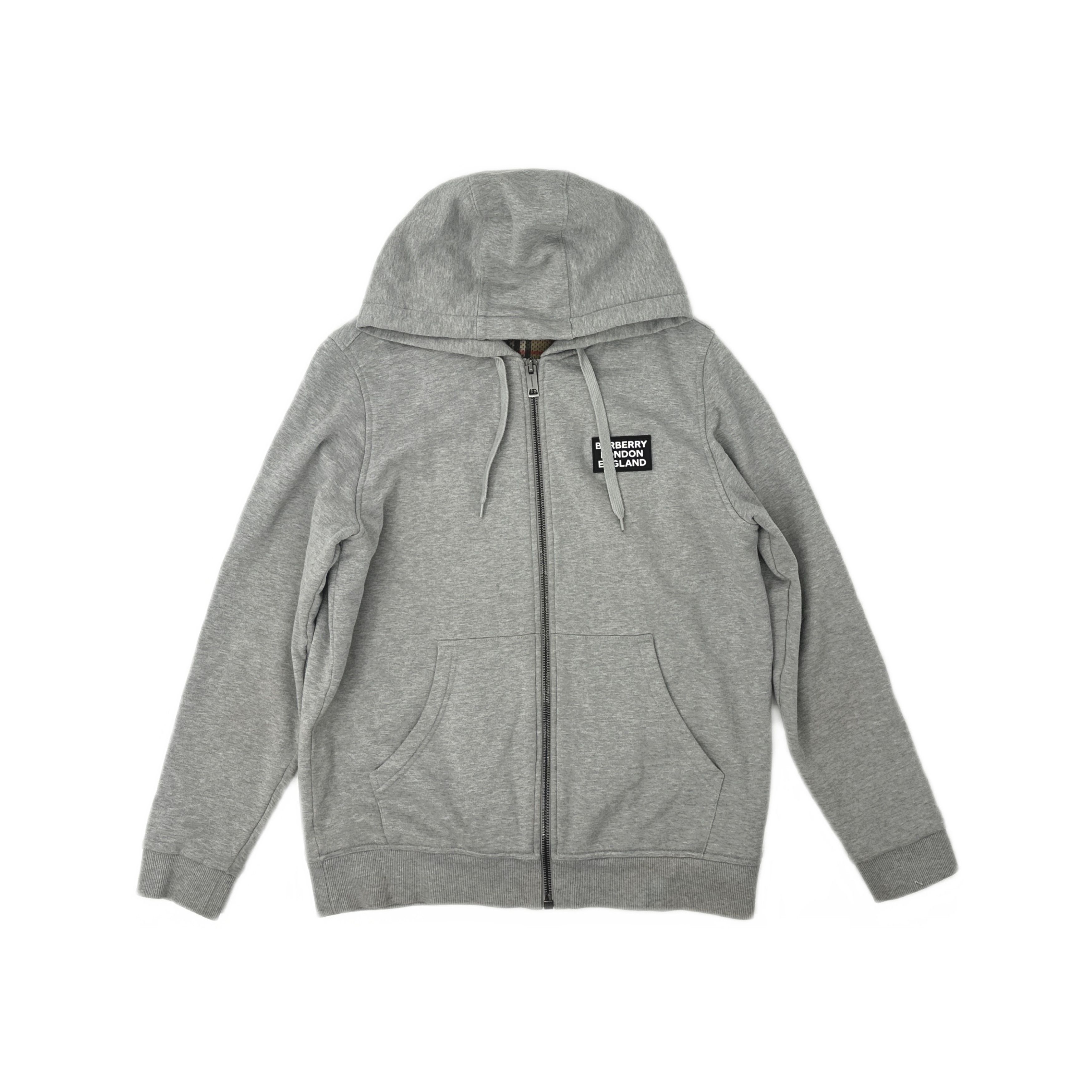 【本日限定】【美品】BURBERRY ジャケット M グレー Burberry Grey Burberry Zip Hoodie size M | Grailed