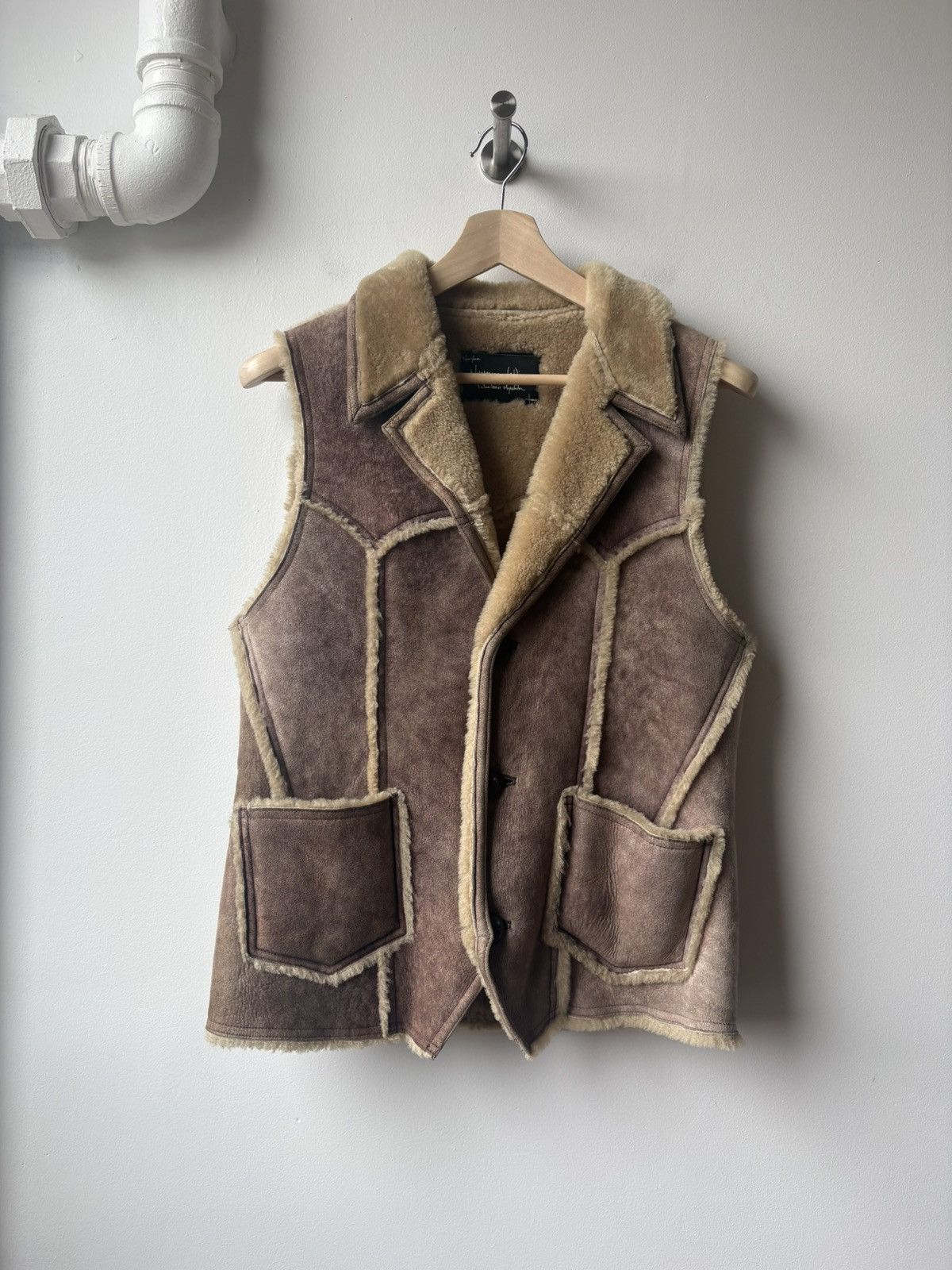 Number (N)ine Number Nine AW07 "LGM" Sheepskin Shearling Vest Size US M / EU 48-50 / 2 - 1 Thumbnail