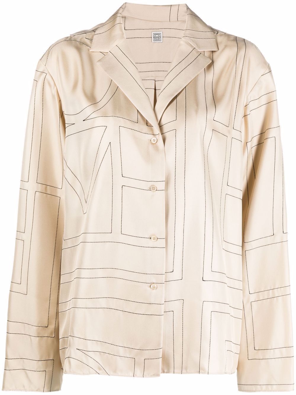 Toteme SILK PAJAMA SHIRT Size XS / US 0-2 / IT 36-38 - 1 Thumbnail
