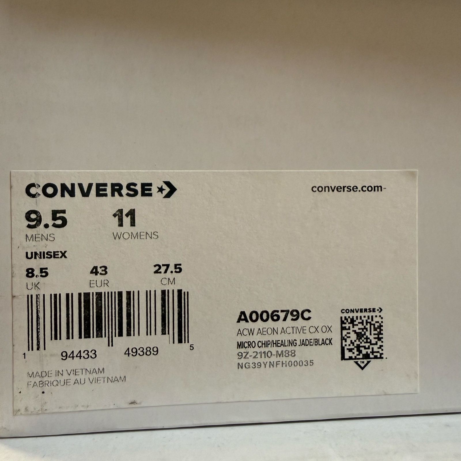 Converse CONVERSE X A-COLD-WALL MEN'S 9.5 WOMEN'S 11 AEON ACTIVE CX Size US 9.5 / EU 42-43 - 7 Thumbnail