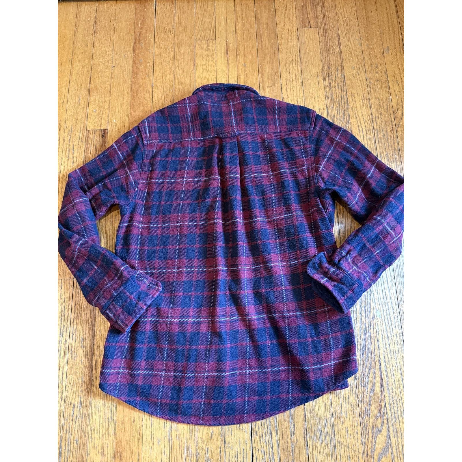 Orvis Orvis Shirt Medium Red Blue Plaid Flannel Lined Heavyweight Size US M / EU 48-50 / 2 - 9 Thumbnail
