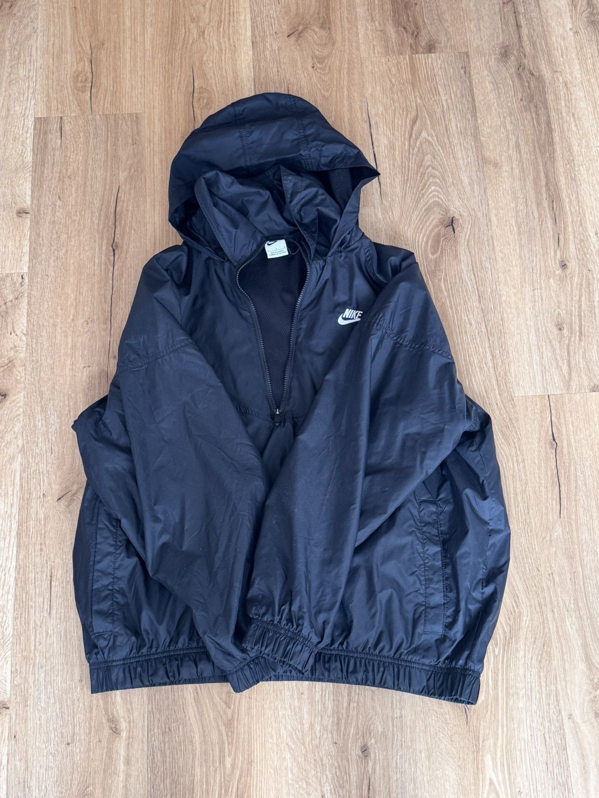 Nike Nike black vintage light jacket Size US L / EU 52-54 / 3 - 1 Thumbnail