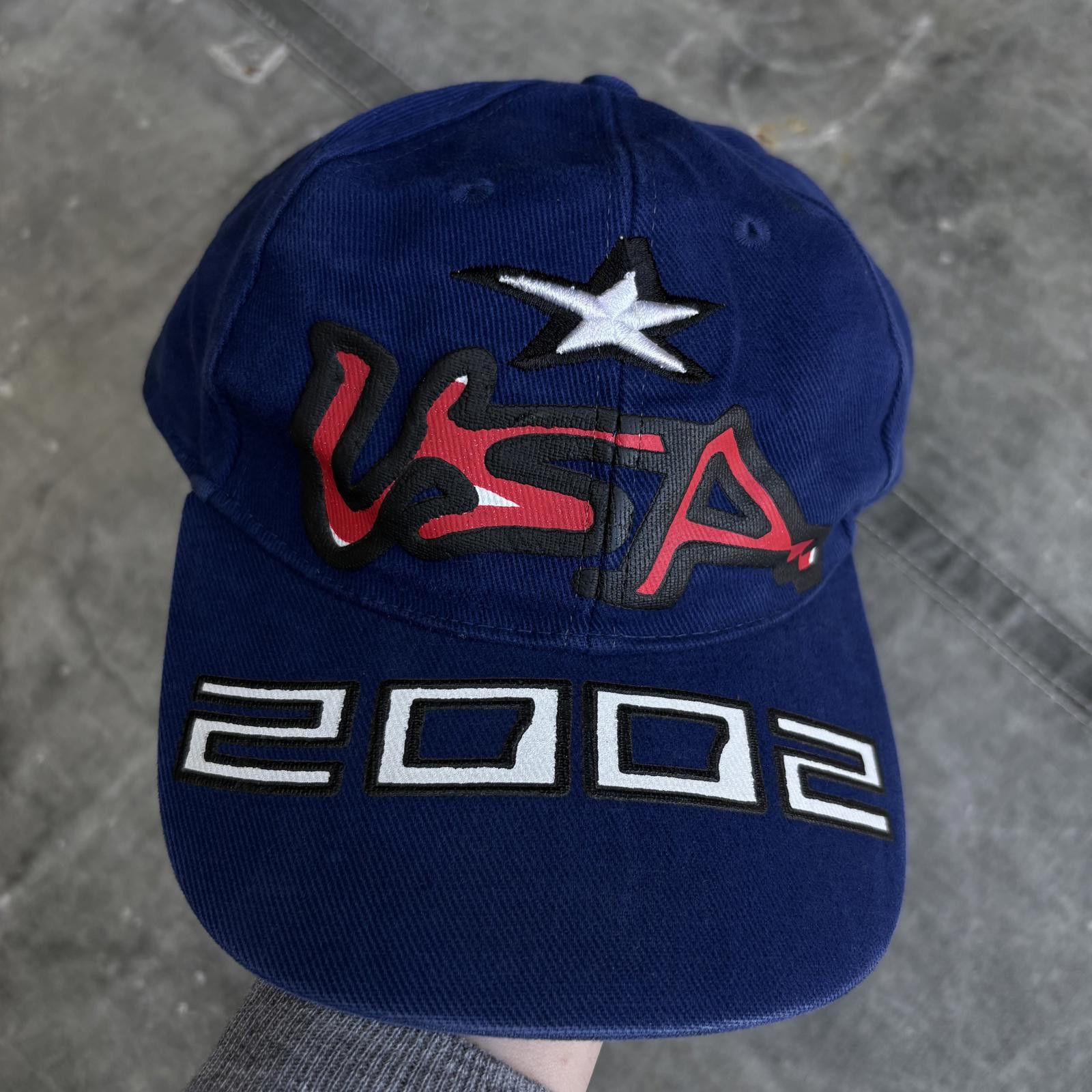 Stephen Sprouse Vintage Y2K Stephen Sprouse USA Designer Art SnapBack Hat Size ONE SIZE - 1 Thumbnail