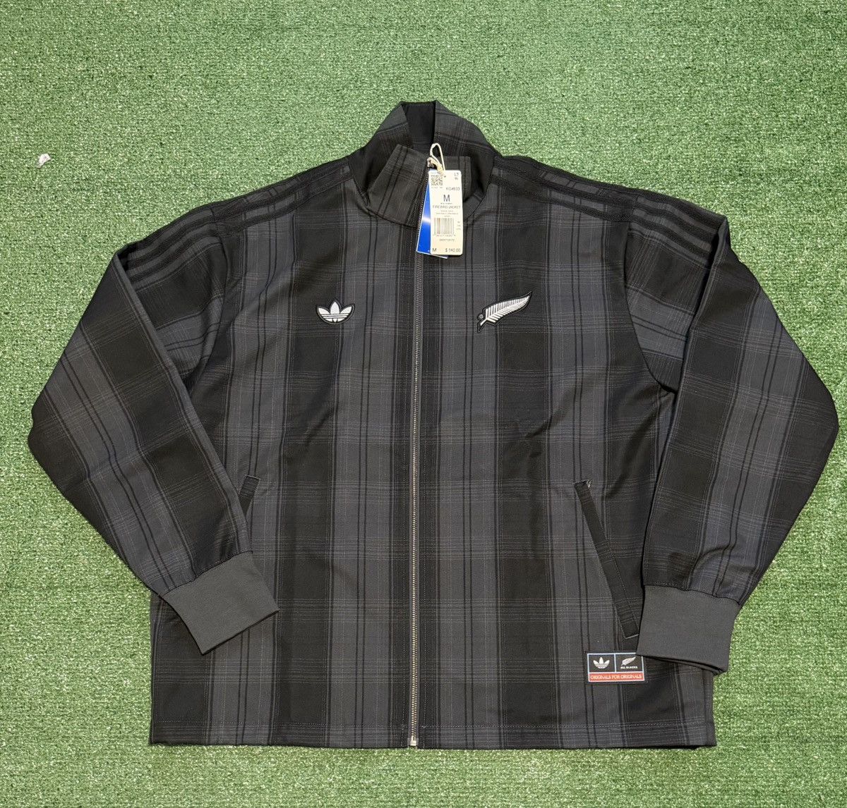Adidas Adidas All Blacks Originals Firebird Plaid Track Jacket Size US M / EU 48-50 / 2 - 1 Thumbnail
