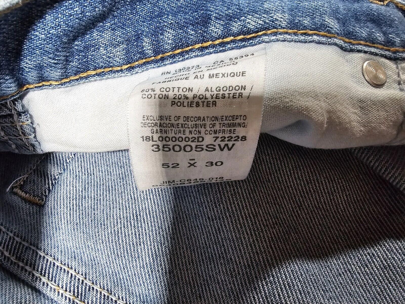 Wrangler Wrangler Rugged Wear Denim Men's 52x30 Light Wash Size US 44 / EU 60 - 2 Thumbnail