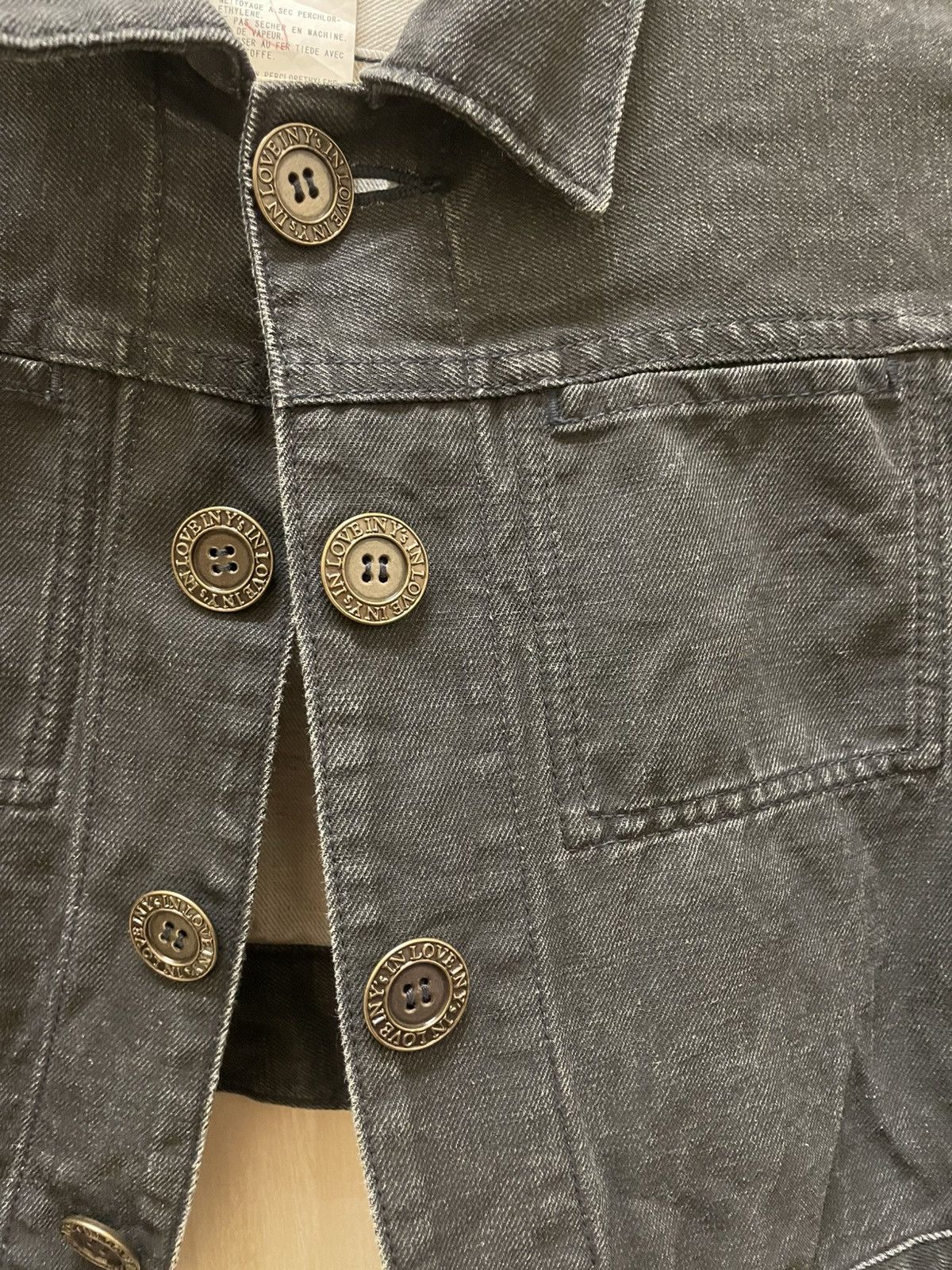 Yohji Yamamoto Y's Yohji Yamamoto Crop Denim Jacket Size M / US 6-8 / IT 42-44 - 10 Thumbnail