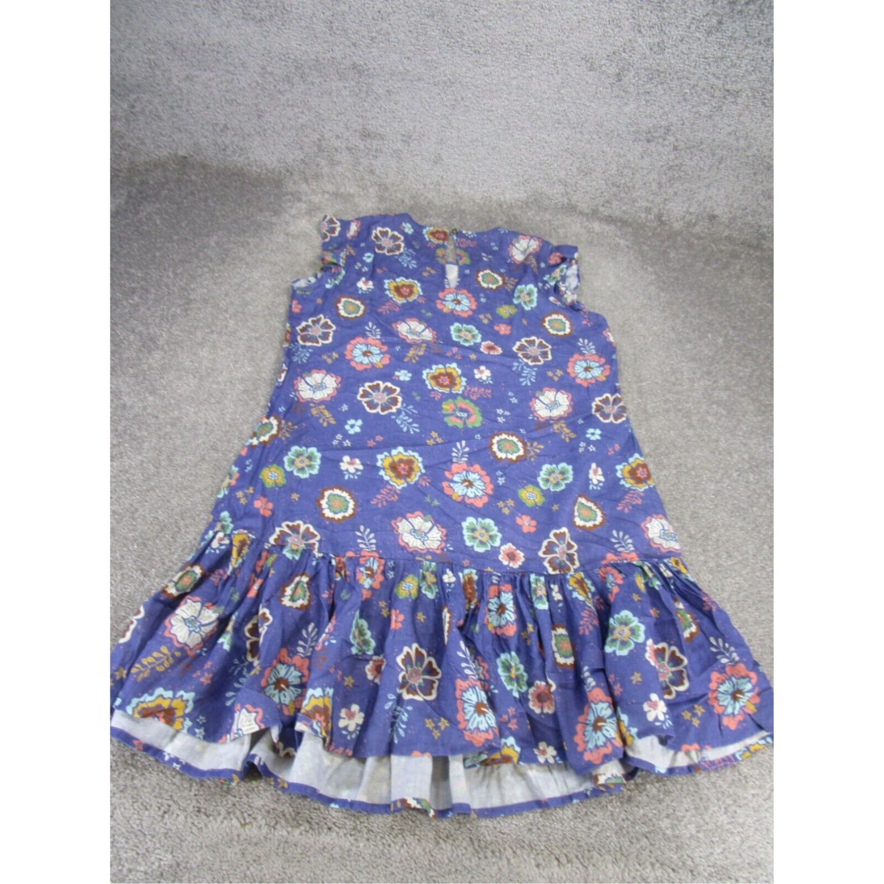 Marine Layer Womens Mini Dress Large Blue Floral Size L / US 10 / IT 46 - 3 Thumbnail