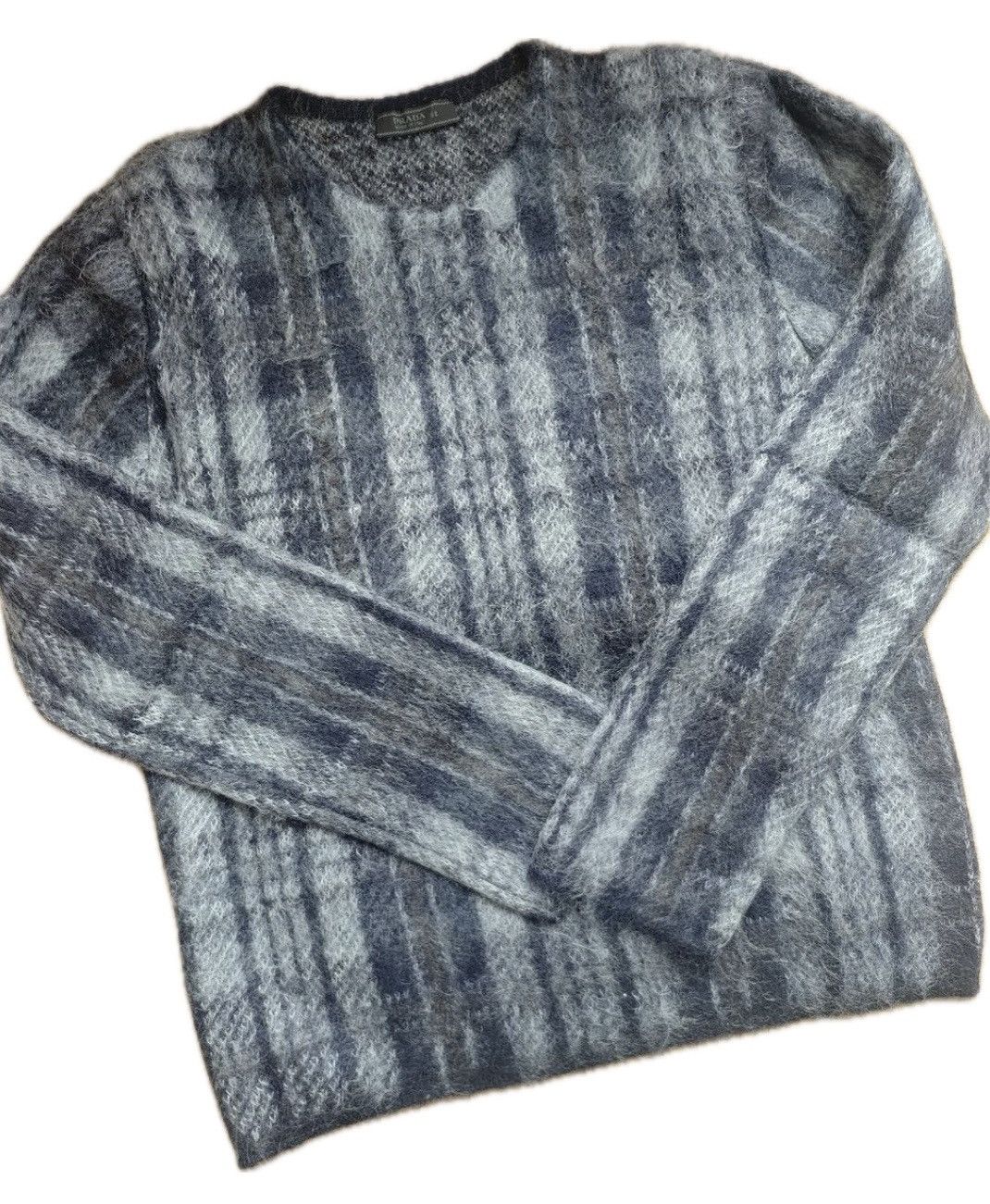 Prada Prada Fuzzy Mohair Wool Knit Sweater Size US M / EU 48-50 / 2 - 4 Thumbnail