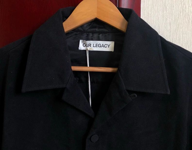 Our Legacy Our Legacy Black shirt jacket Size US M / EU 48-50 / 2 - 6 Thumbnail