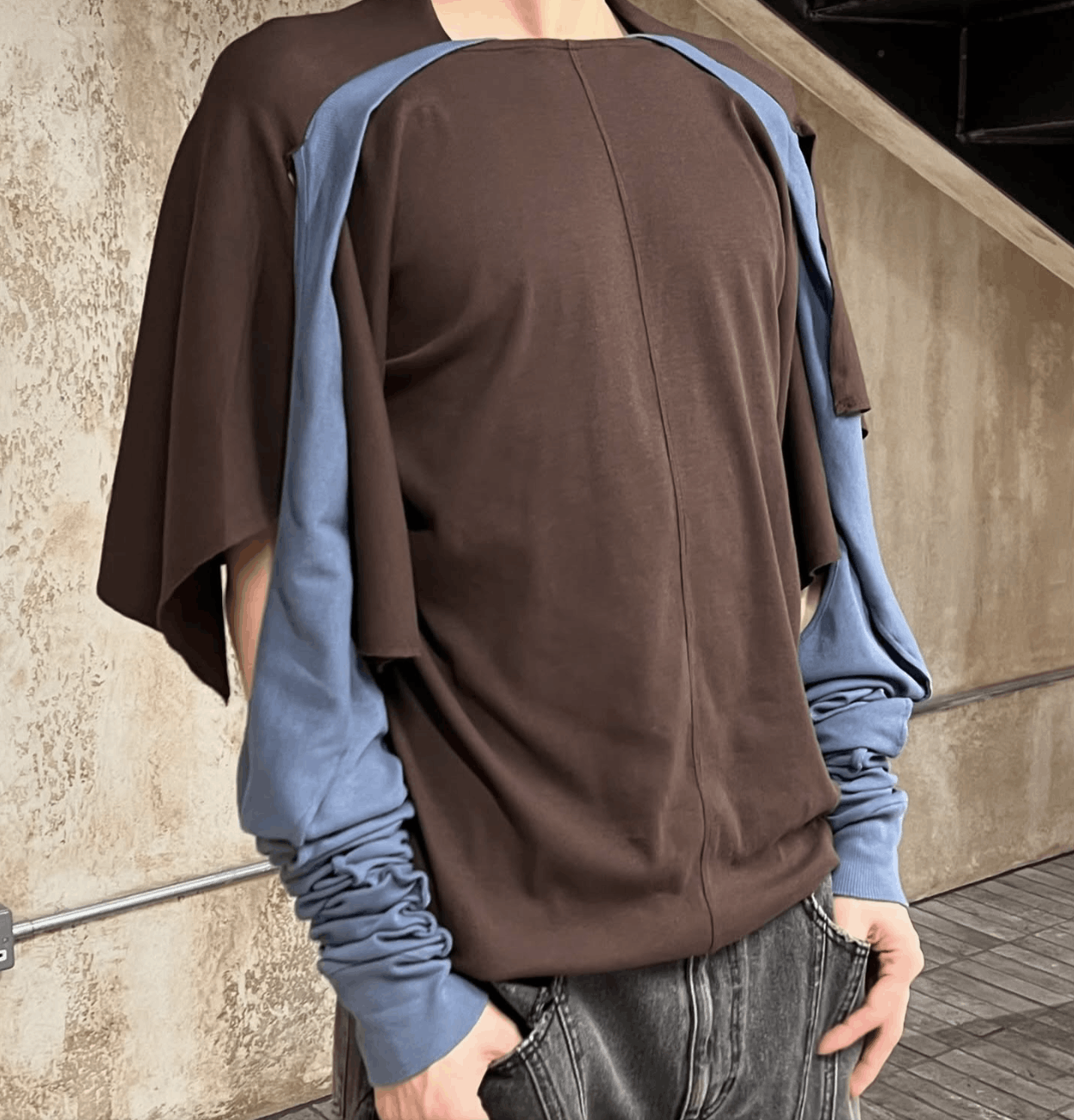 Kiko Kostadinov Kiko Kostadinov Circle Jersey Top Brown Size S / US 4 / IT 40 - 6 Thumbnail