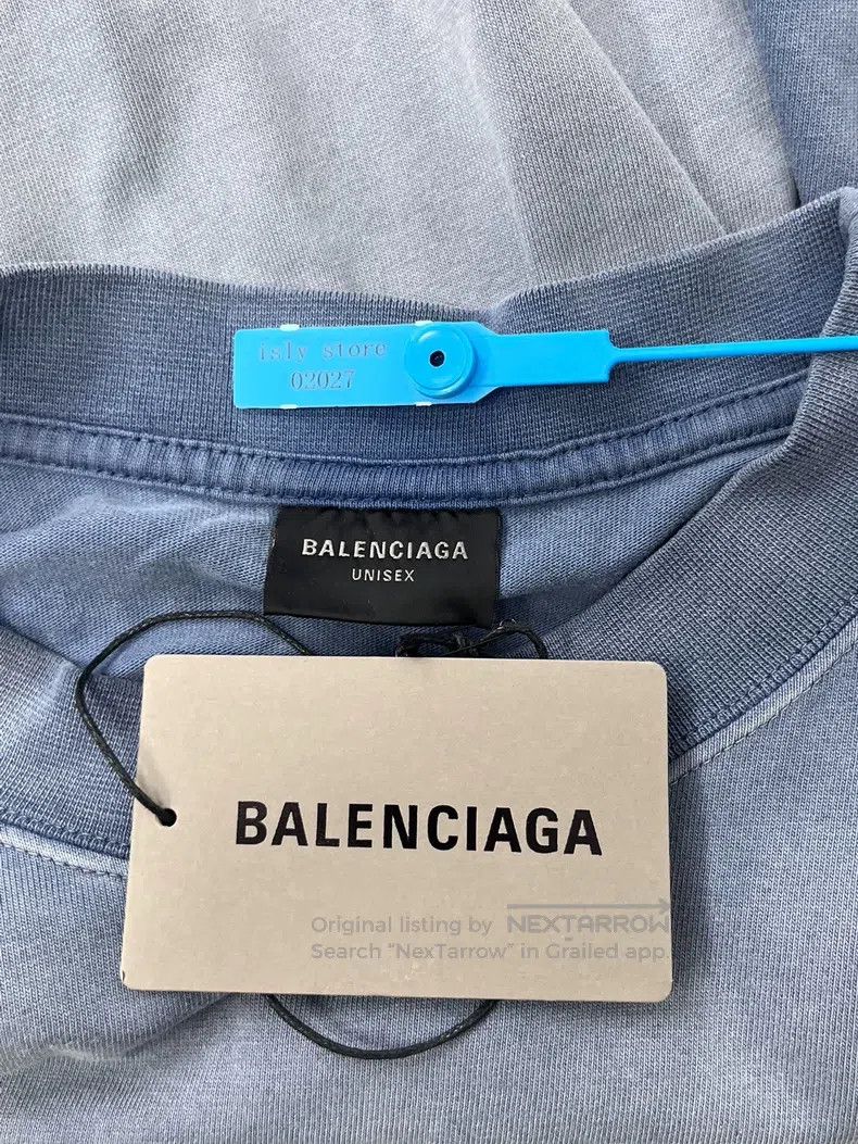 Balenciaga Balenciaga Letter Print Round Neck Short Sleeve T-Shirt Re Size US XL / EU 56 / 4 - 5 Thumbnail