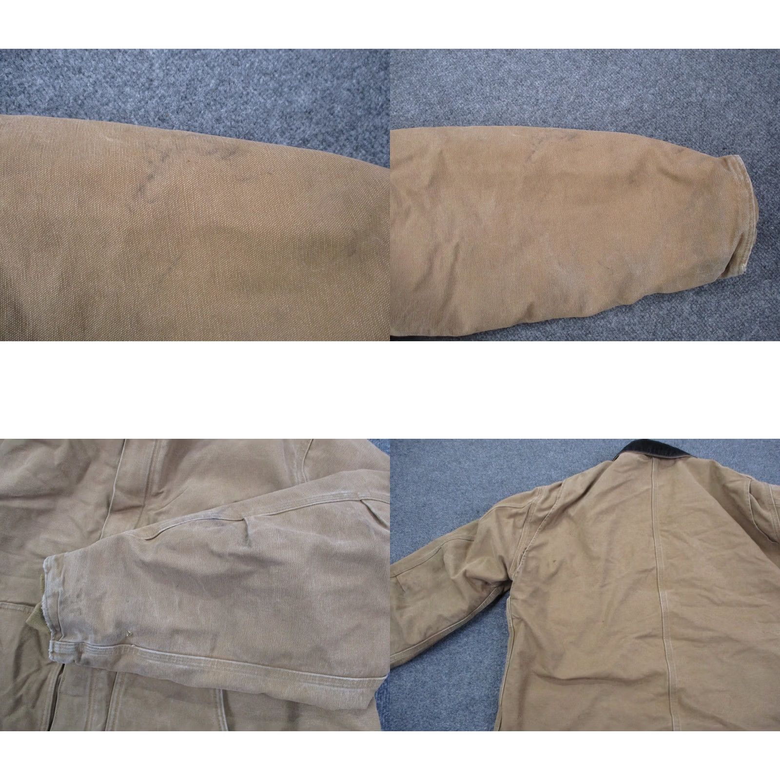 Carhartt Carhartt Jacket Mens 2XLT Beige Chore Coat Sherpa Lined Outdoors Work J184 CML Jacket 2XLT Brown Full Zip Cotton Canvas Windbreaker Mens Size US XXL / EU 58 / 5 - 10 Thumbnail