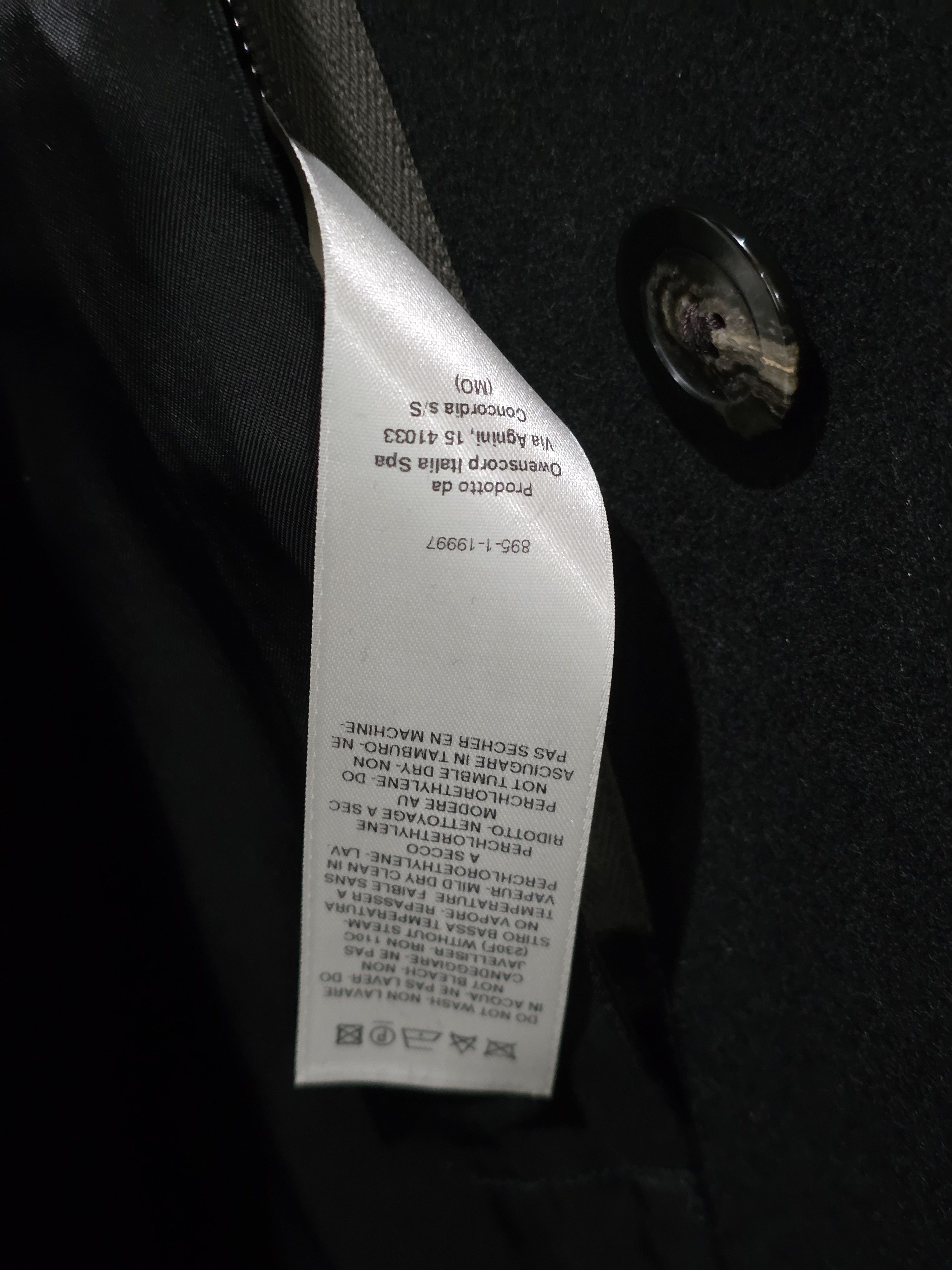 Rick Owens Rick Owens Slim Drella Wool Coat Black 52 Size US L / EU 52-54 / 3 - 9 Thumbnail