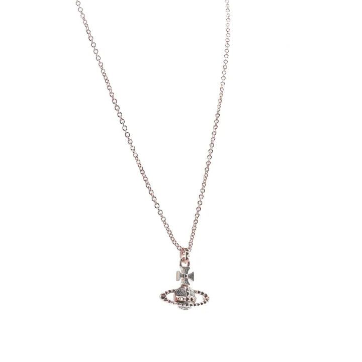 Vivienne Westwood Vivienne Westwood Mayfair Studded Saturn Necklace 0079 Size ONE SIZE - 1 Thumbnail