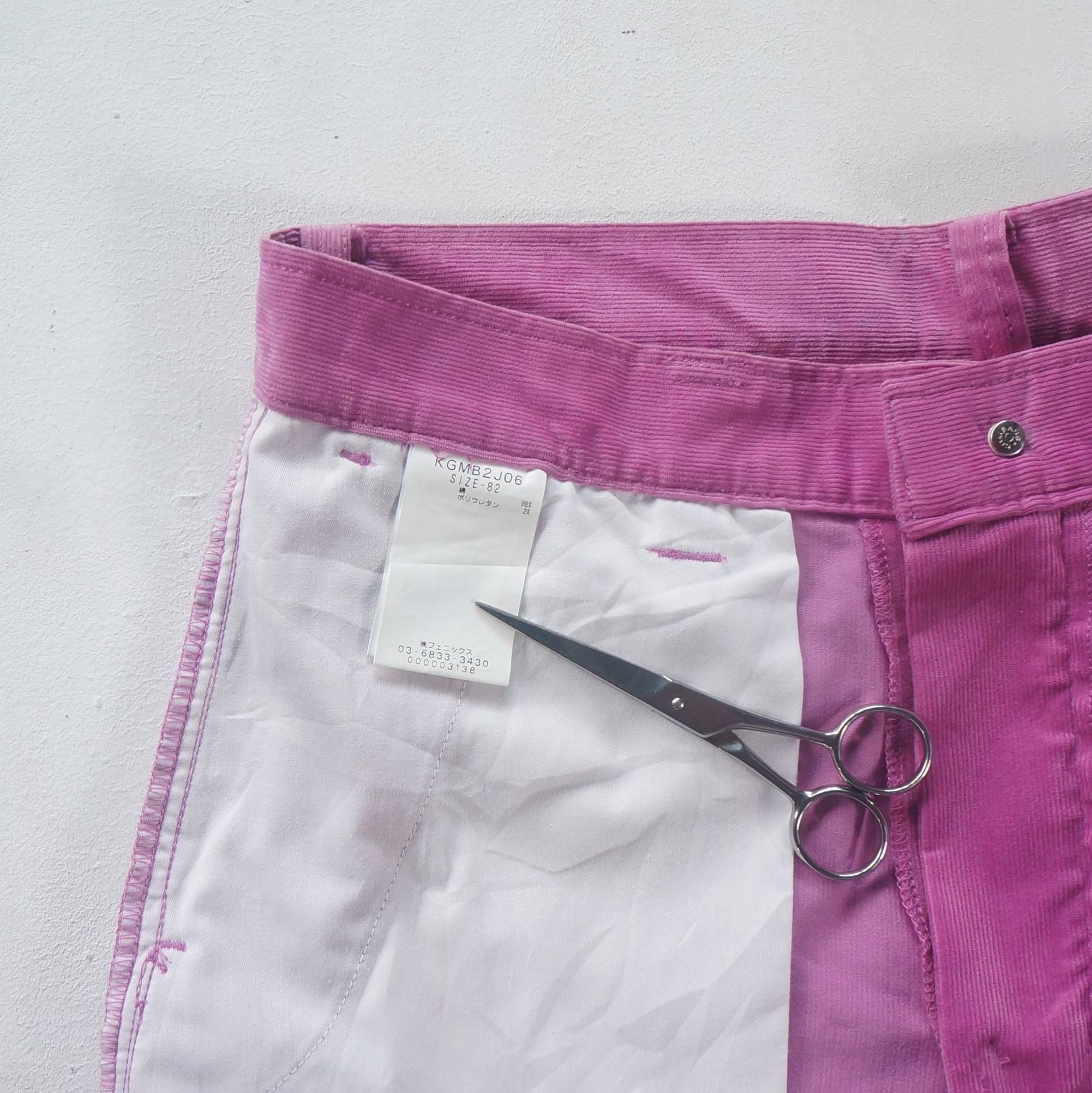 Kappa Kappa Pink Multi Pockets Cargo Corduroy Pants Size 30" / US 8 / IT 44 - 10 Thumbnail