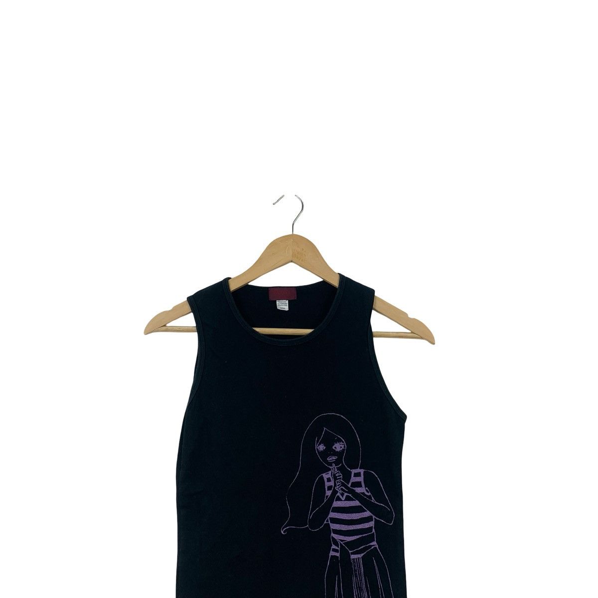 destin DESTIN Minimalist line art graphic Tee Shirt Tank Top Made Size M / US 6-8 / IT 42-44 - 2 Thumbnail