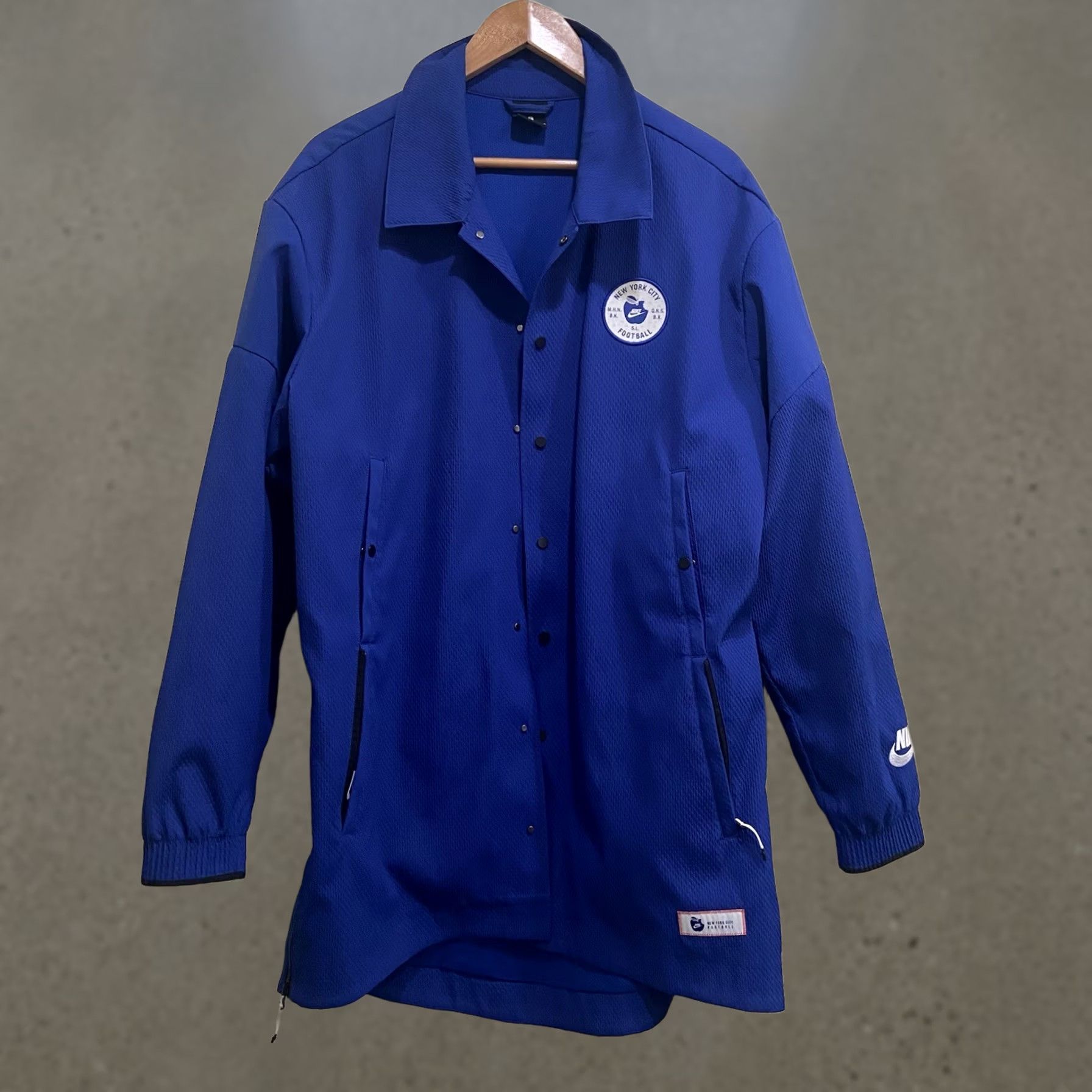 Nike Nike New York City Football Jacket Men L Blue AT6643-495 Football City New York 2010s Size US L / EU 52-54 / 3 - 1 Thumbnail