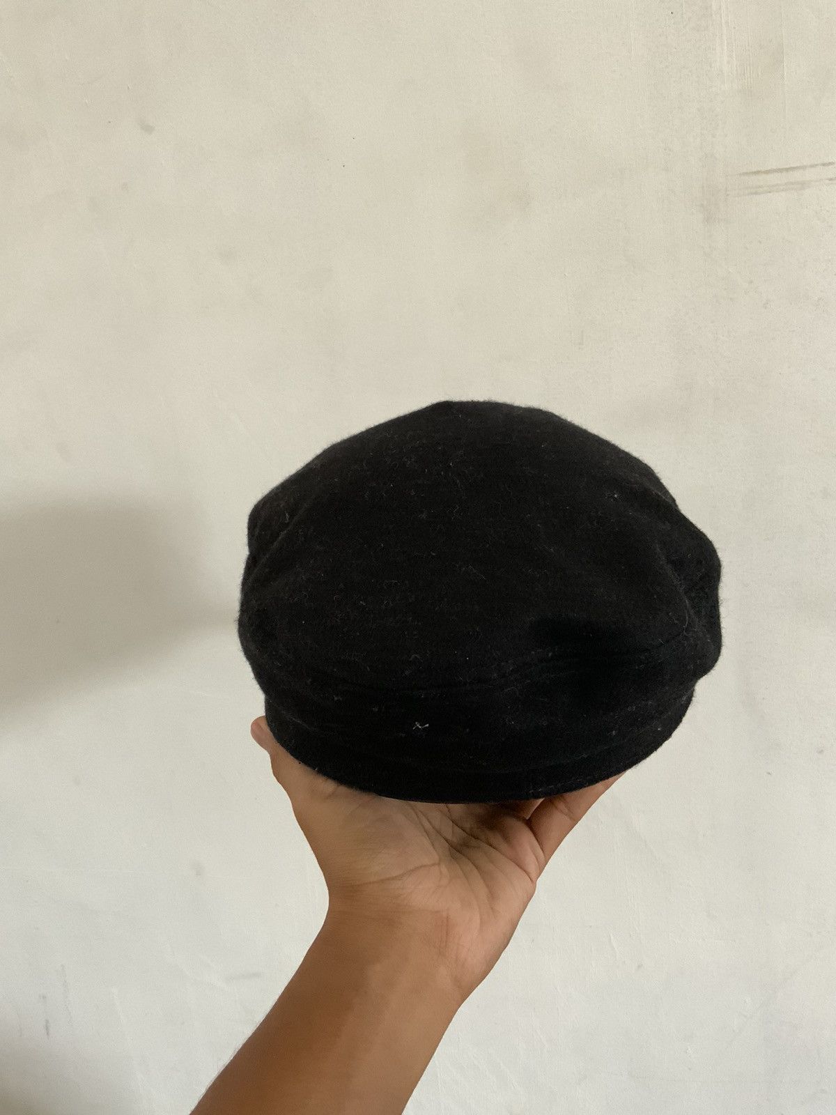 Japanese Brand Ozoc Wool Black Retro hat Size ONE SIZE - 3 Thumbnail