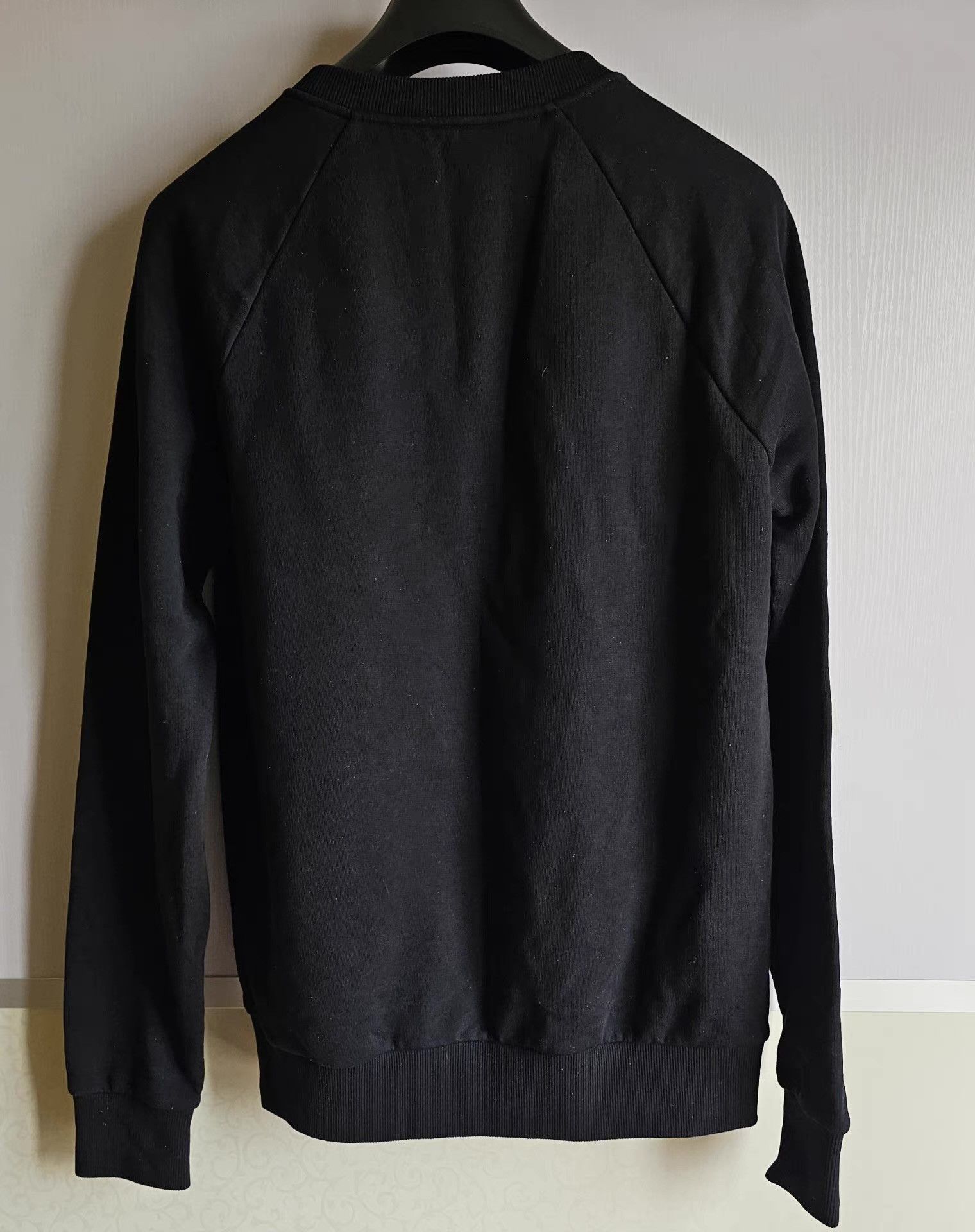 Balmain Balmain black flocked logo sweatshirt, Size US L / EU 52-54 / 3 - 4 Thumbnail