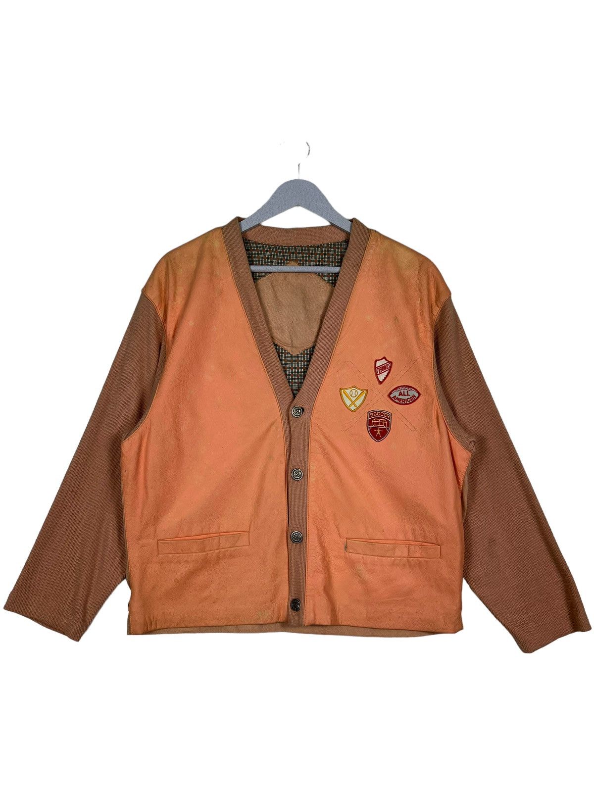 Other 🔥 80s VINTAGE HYBRID CARDIGAN JACKET MADE IN FRANCE Size US M / EU 48-50 / 2 - 2 Thumbnail