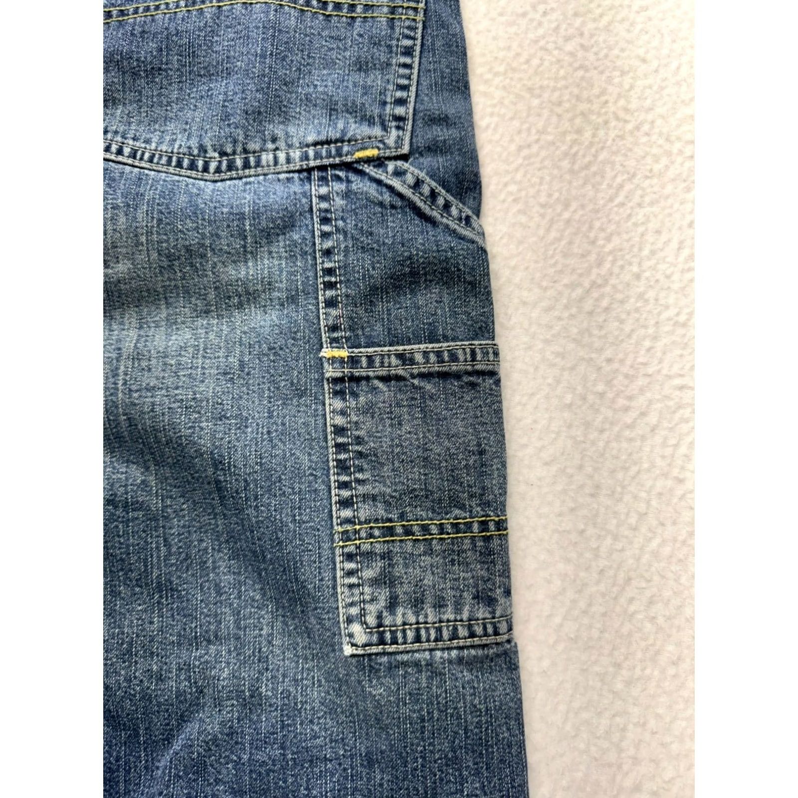 Vintage Levi’s Carpenter Jeans Men’s 36x34 Blue Straight 42 1/2in Length Inseam 32in Waist 16in Pre-Owned Like New Mens Size US 36 / EU 52 - 3 Thumbnail