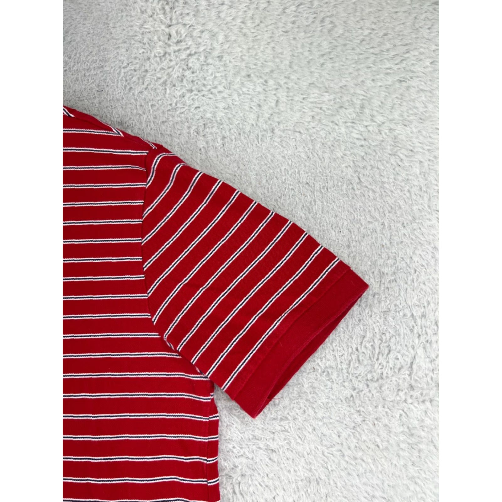 Chaps Chaps Polo Shirt Men’s Large Red White Striped 100% Cotton Polo Shirt Golf Classic Size US L / EU 52-54 / 3 - 5 Thumbnail