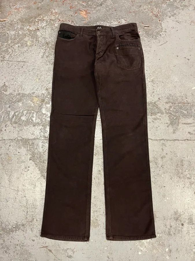 Dolce & Gabbana SS2003 Dolce & Gabbana Brown Soft Pants Size US 33 - 4 Thumbnail