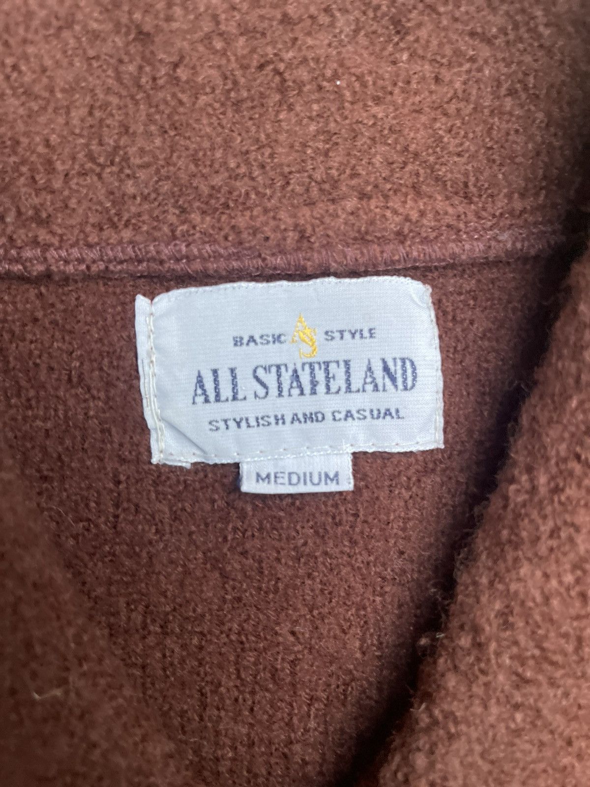 Handmade Vintage All Stateland Plaid Wool Jacket Wooden Button Detail Size US M / EU 48-50 / 2 - 3 Thumbnail