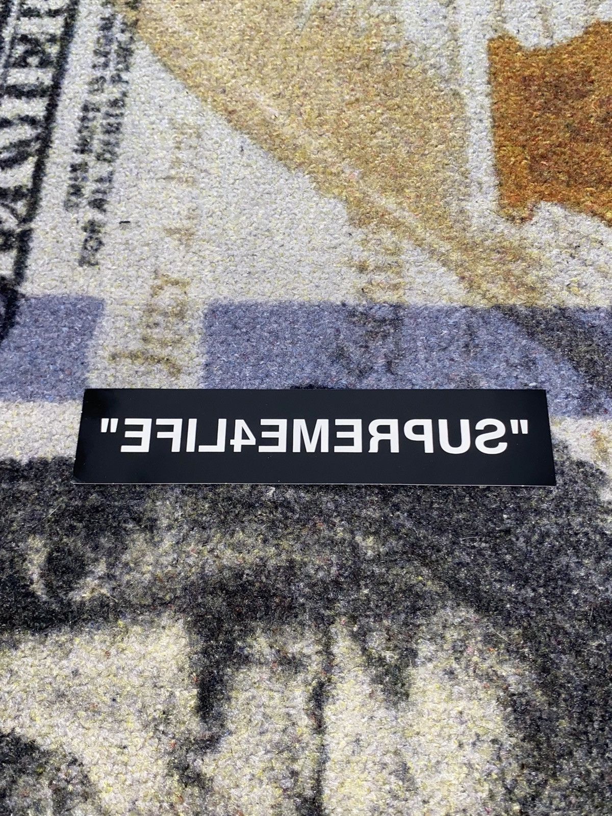 Supreme Supreme 4 Life Backwards Sticker Size ONE SIZE - 1 Preview