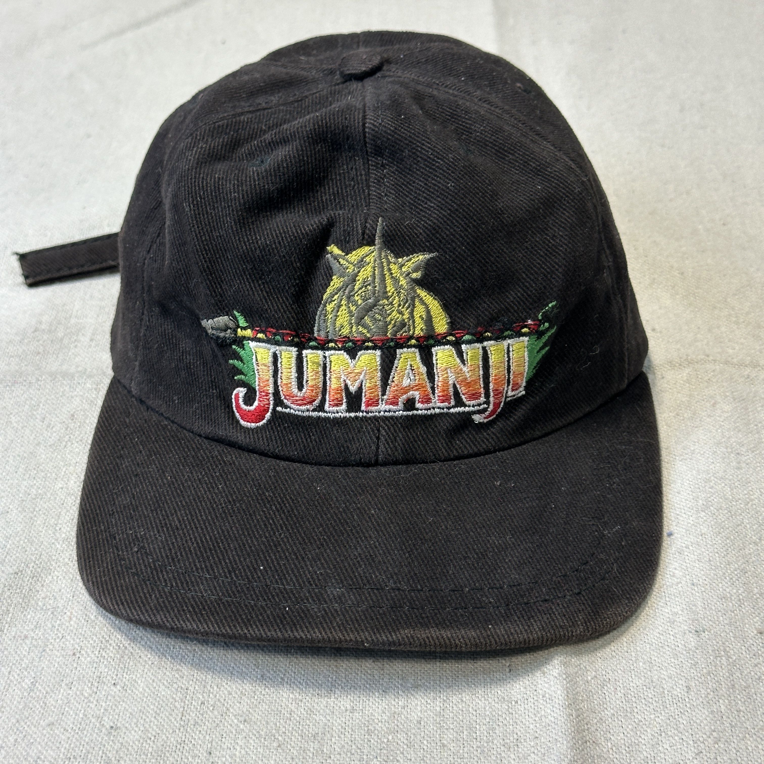 Other Vintage Jumanji Embroidered Black Cap Size One Size Size ONE SIZE - 1 Thumbnail