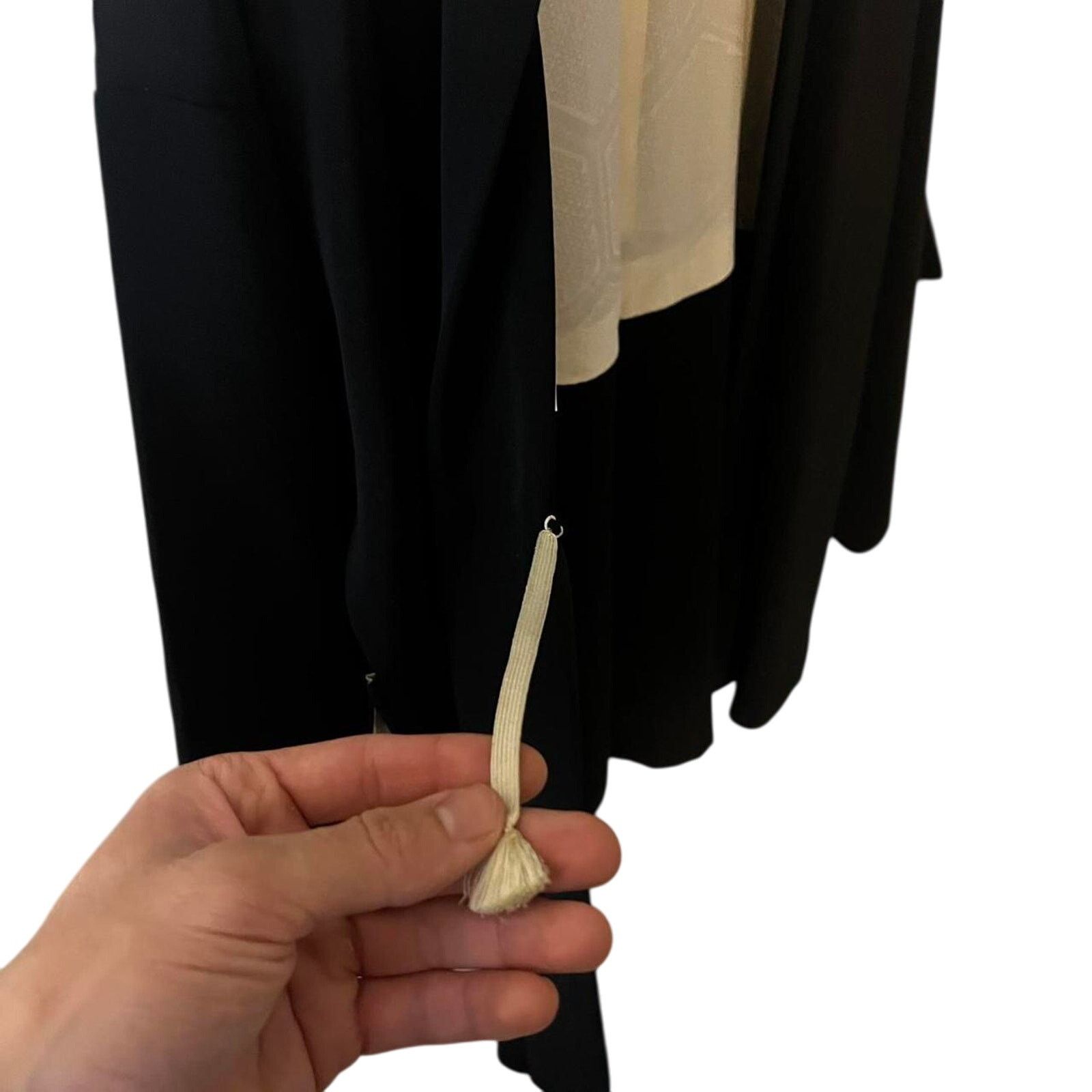 Other Japanese Haori Black Silk Dragons Japanese Kimono Jacket Size US L / EU 52-54 / 3 - 7 Thumbnail