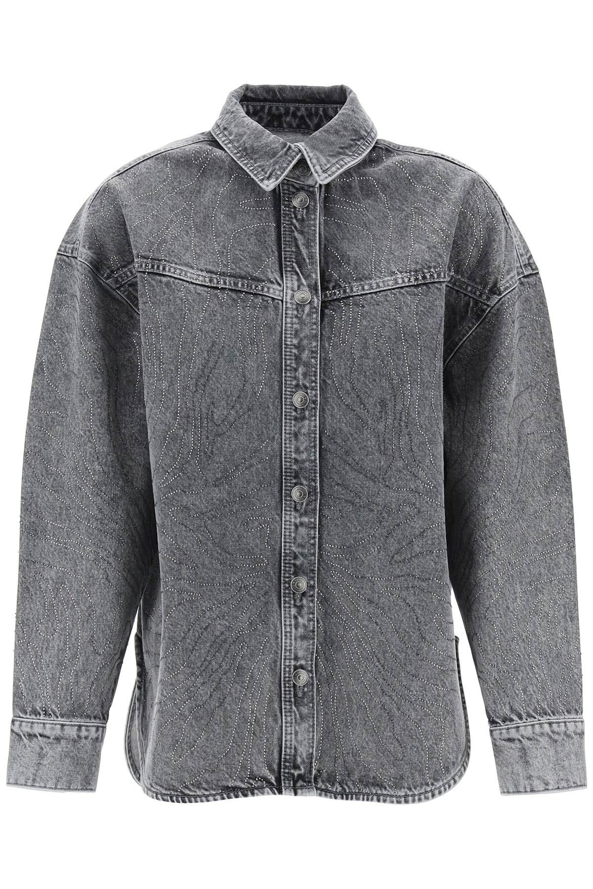 image of Rotate Birger Christensen "overshirt in Grigio, Women's (Size XS)