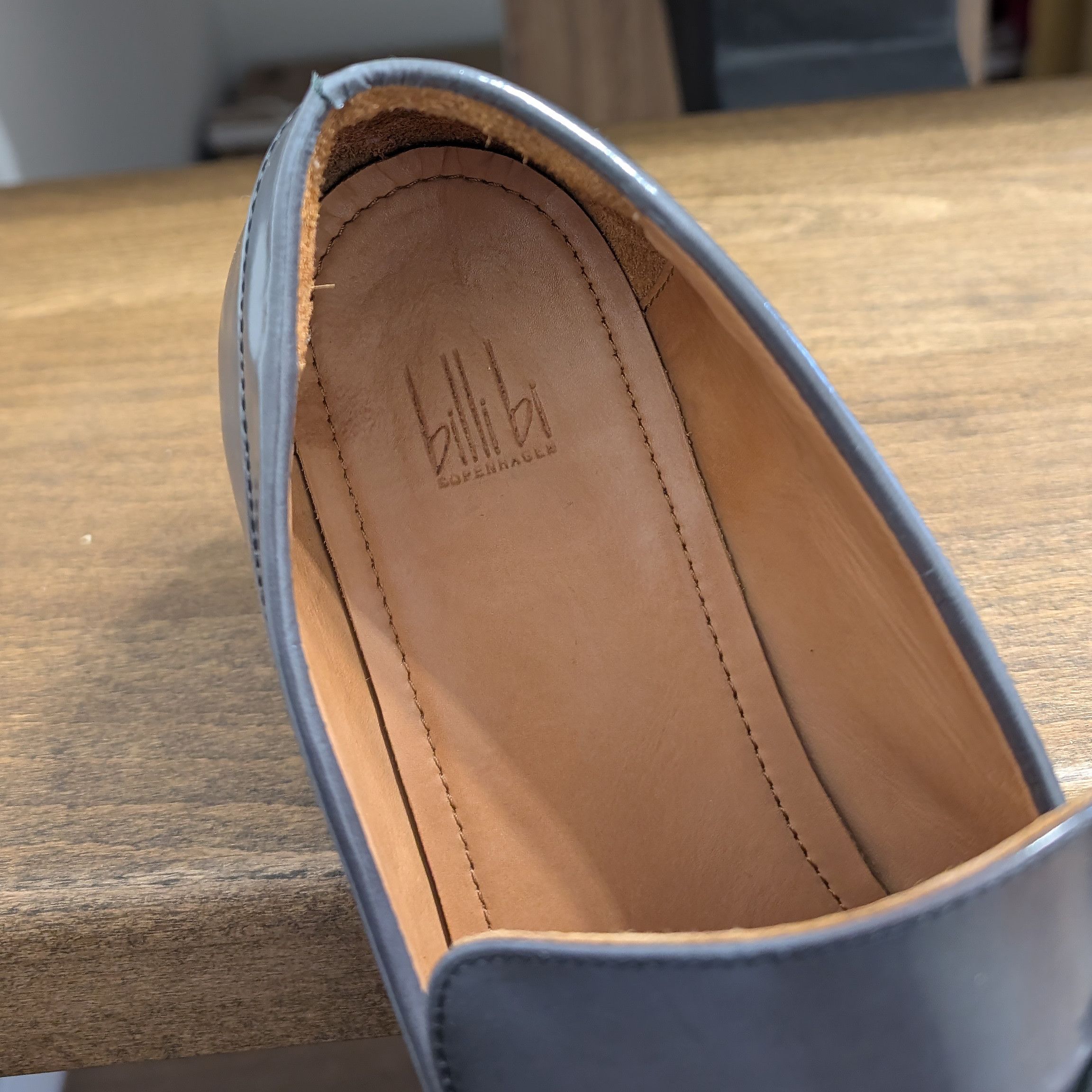 Billi Bi Billi Bi Copenhagen EU 42 Leather Loafers Slip-On Shoes Size US 12 / IT 42 - 22 Thumbnail
