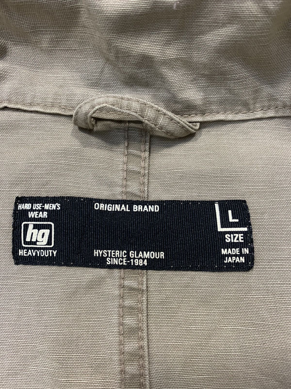 Hysteric Glamour Heavy Duty Jacket Underground Chore Coat Embroidery Logo Size US L / EU 52-54 / 3 - 4 Thumbnail