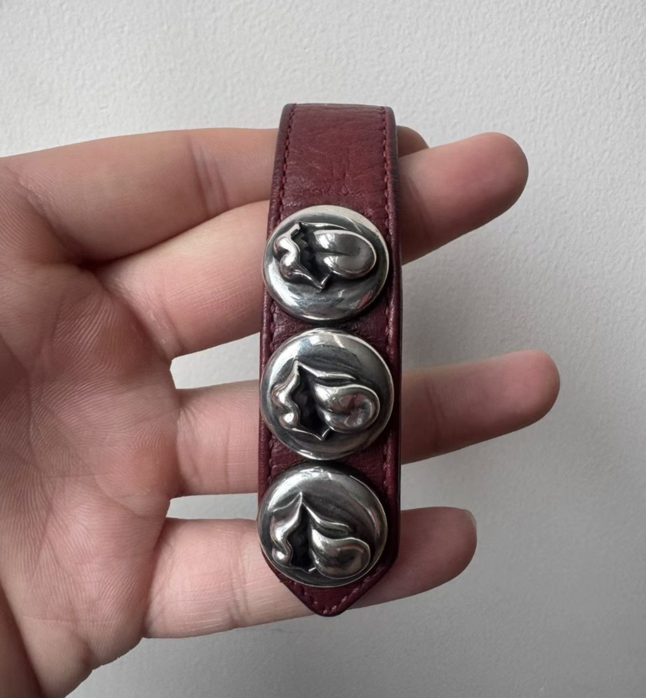Chrome Hearts Chrome Hearts Rare Triple Silver Rolling Stones Bracelet Size ONE SIZE - 3 Thumbnail
