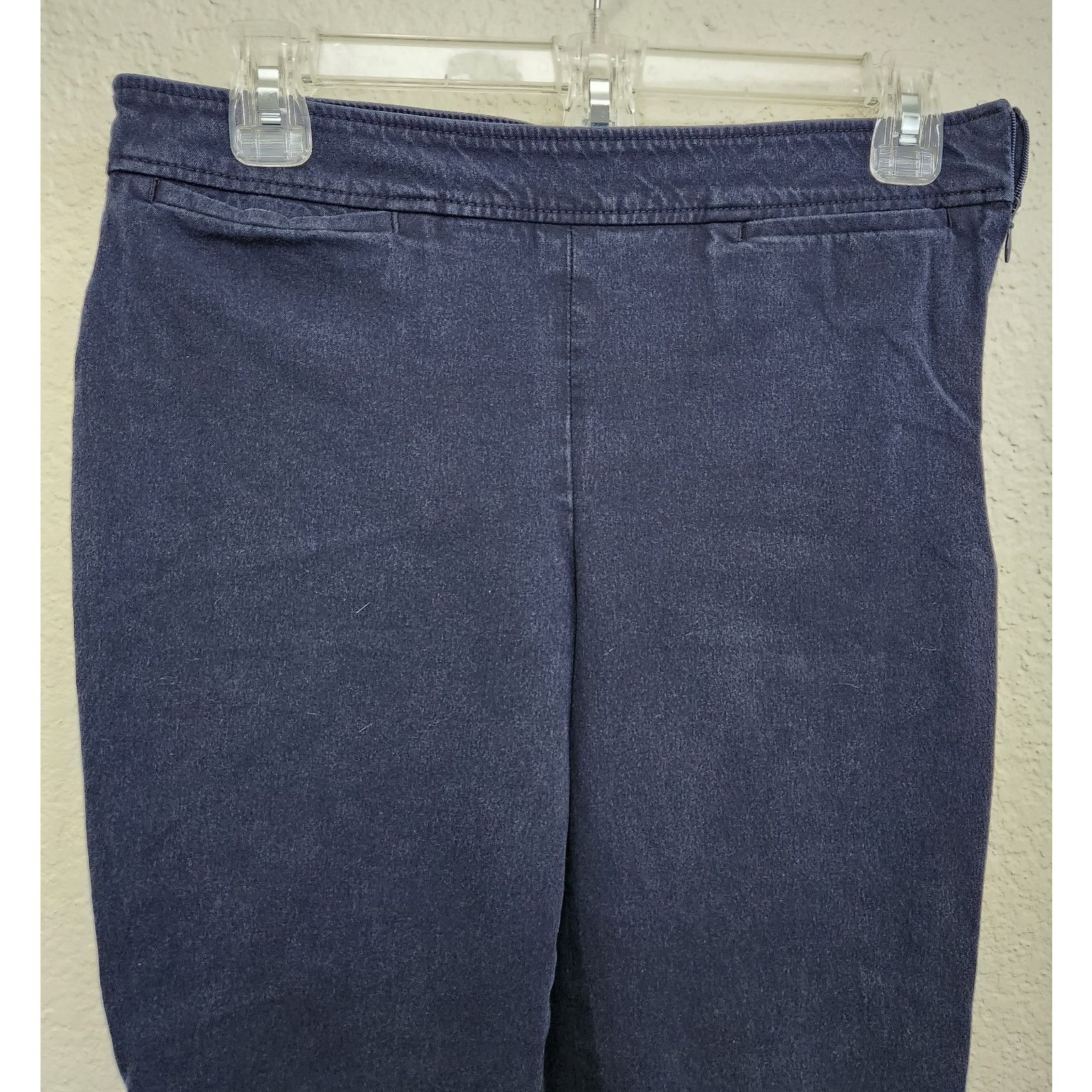 Other Talbots Blue Chatham Flat Front Ankle Pants 6 Tapered Legs Size 28" / US 6 / IT 42 - 2 Thumbnail