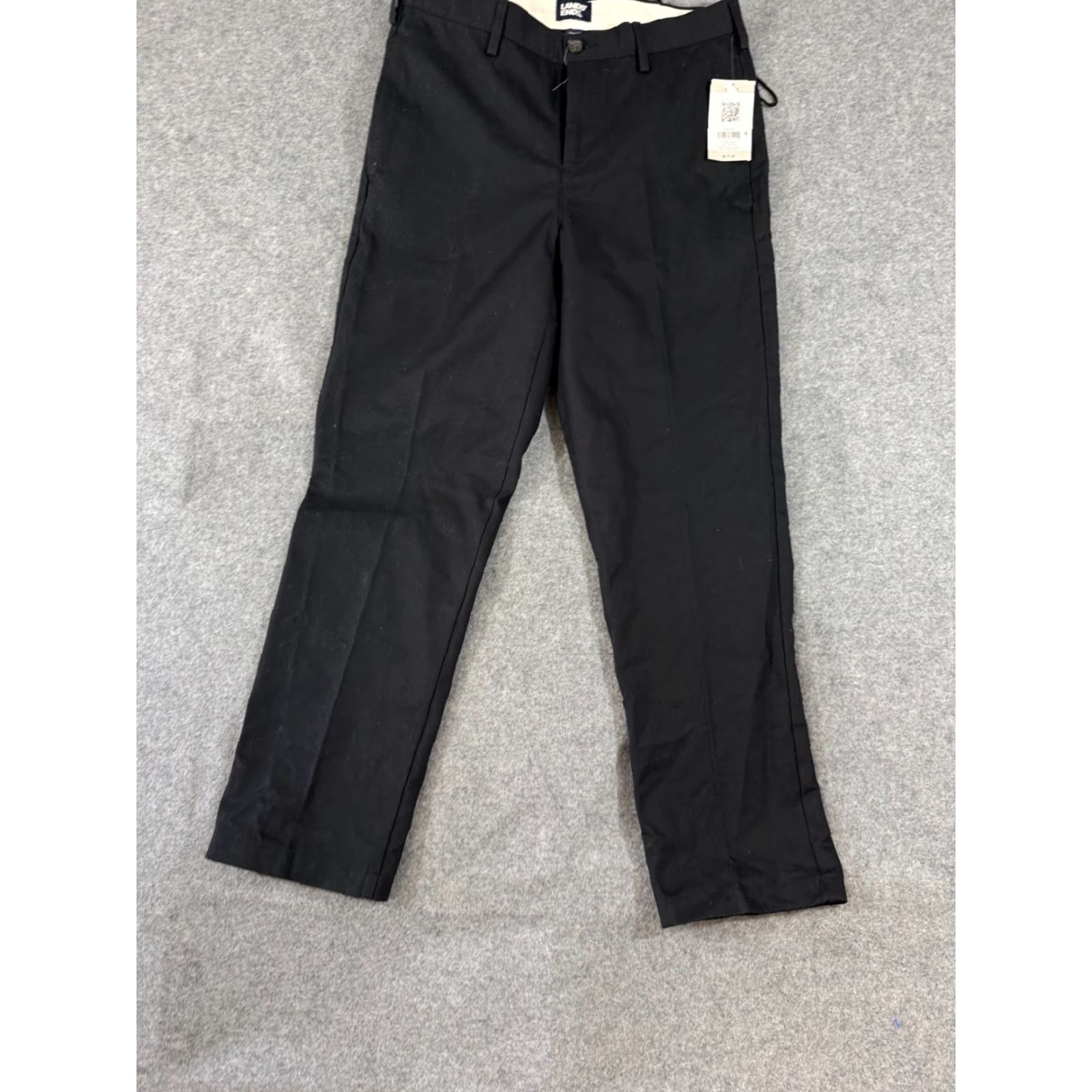 Lands' End Lands' End Pants Mens 30x30 Black Flat Front Traditional Fit Straight Chino NWT Pants Mens 30x30 Black Flat Front Traditional Fit Straight Chino NWT Size US 30 / EU 46 - 4 Thumbnail