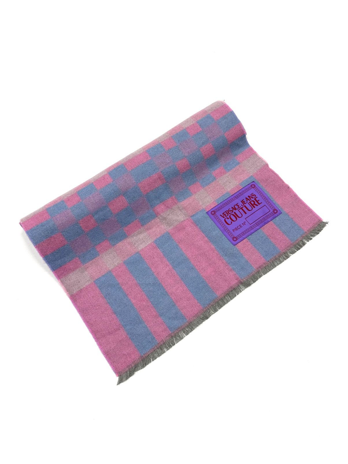 Versace Jeans Couture Versace Jeans Couture Check Scarf Size ONE SIZE - 1 Thumbnail