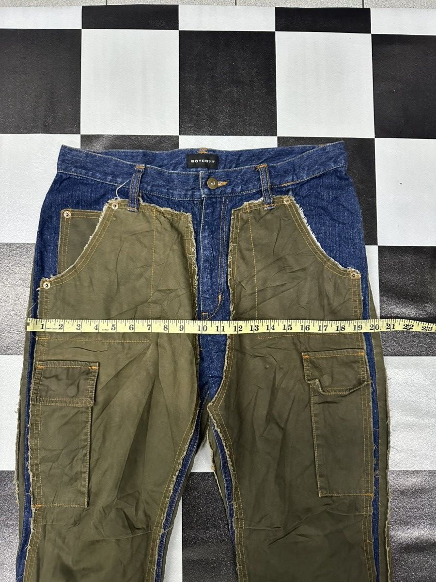 Vintage Reconstruct BOYCOTT Double Knee Cargo Pants Size US 34 / EU 50 - 10 Thumbnail