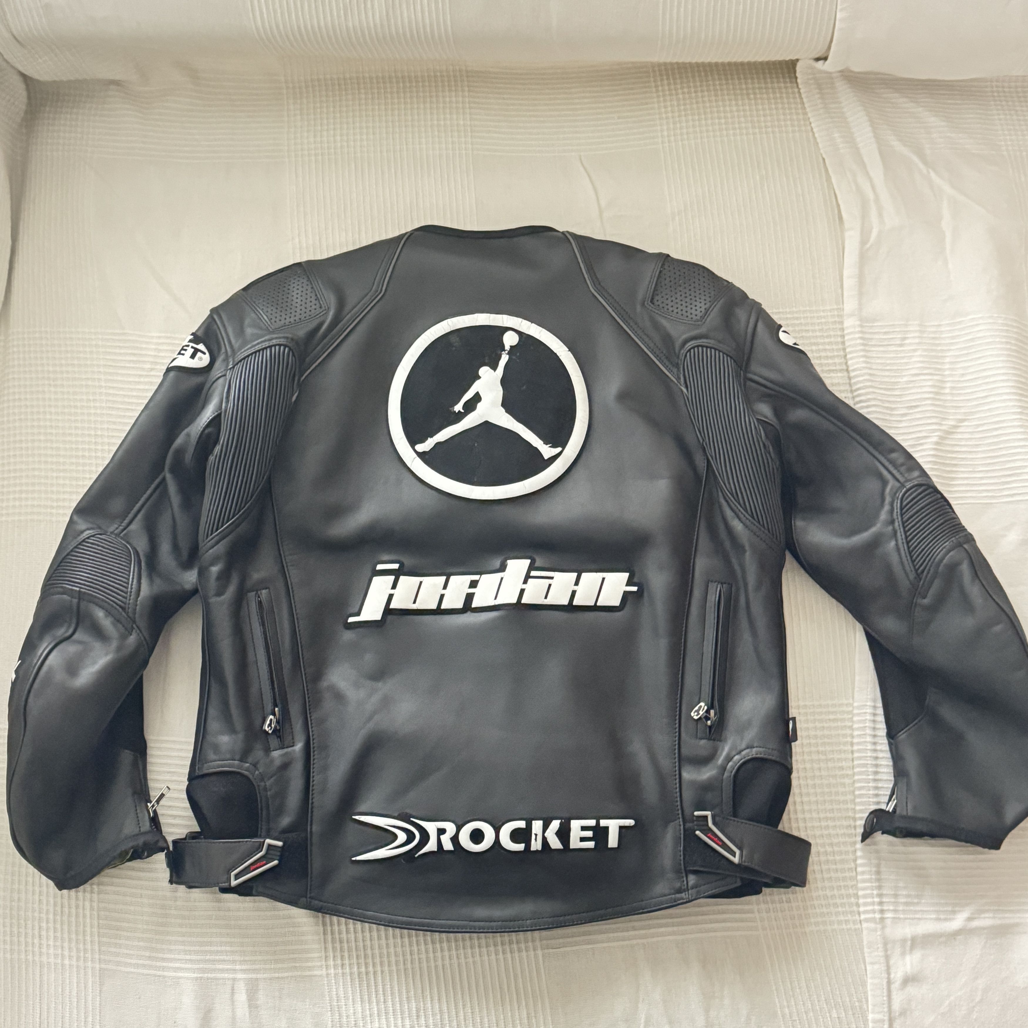 Joe Rocket Joe Rocket Jordan Motorsports Leather Motorcycle Jacket Size US M / EU 48-50 / 2 - 16 Thumbnail