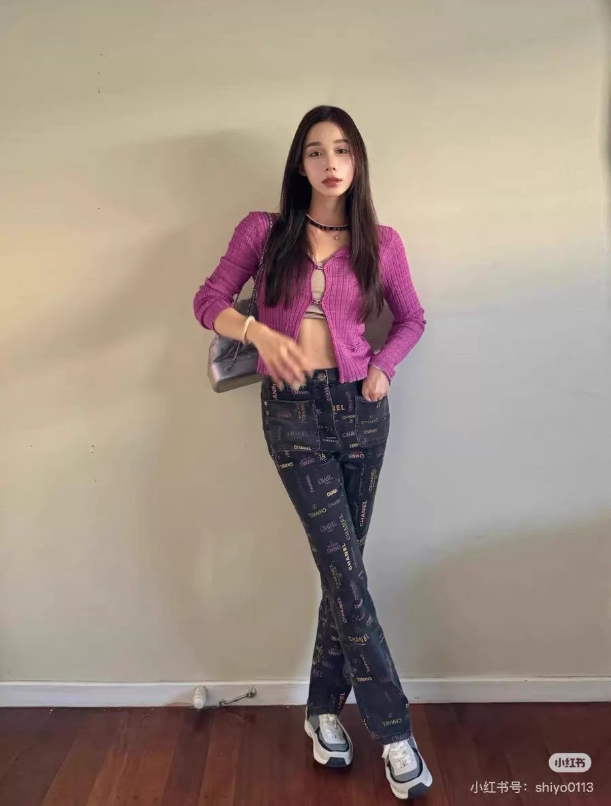 Chanel Chanel 22P Graffiti High-Waisted Jeans 34 Mint Size 25" / US 0 / IT 36 - 8 Thumbnail