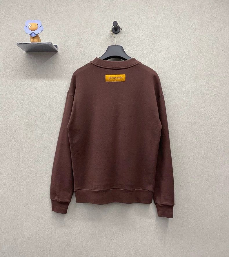 Louis Vuitton Louis Vuitton Monogrammed embroidered printed crewneck pull Size US S / EU 44-46 / 1 - 2 Thumbnail
