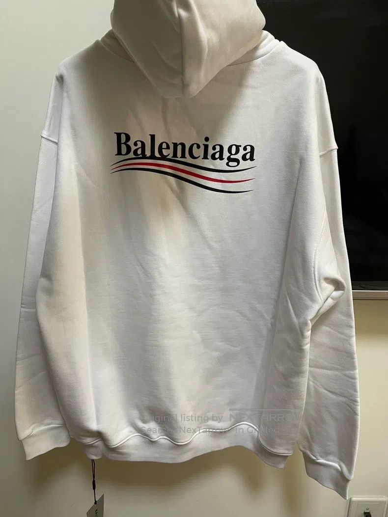 Balenciaga Balenciaga Classic Coke Logo Hooded Sweatshirt Size US S / EU 44-46 / 1 - 3 Thumbnail