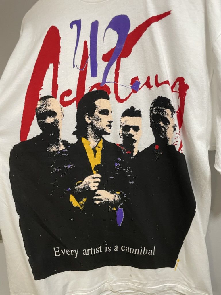Vintage Vintage U2 Zoo TV 1991 Tour 90s Band T-Shirt Size US XL / EU 56 / 4 - 4 Thumbnail
