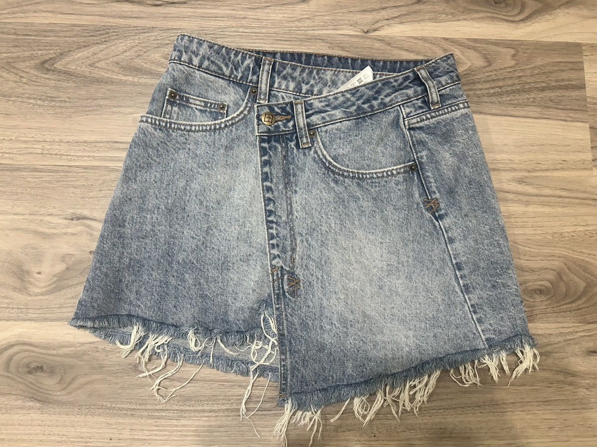 Ksubi Wrap asymmetrical denim skirt Size 26" / US 2 / IT 38 - 1 Thumbnail