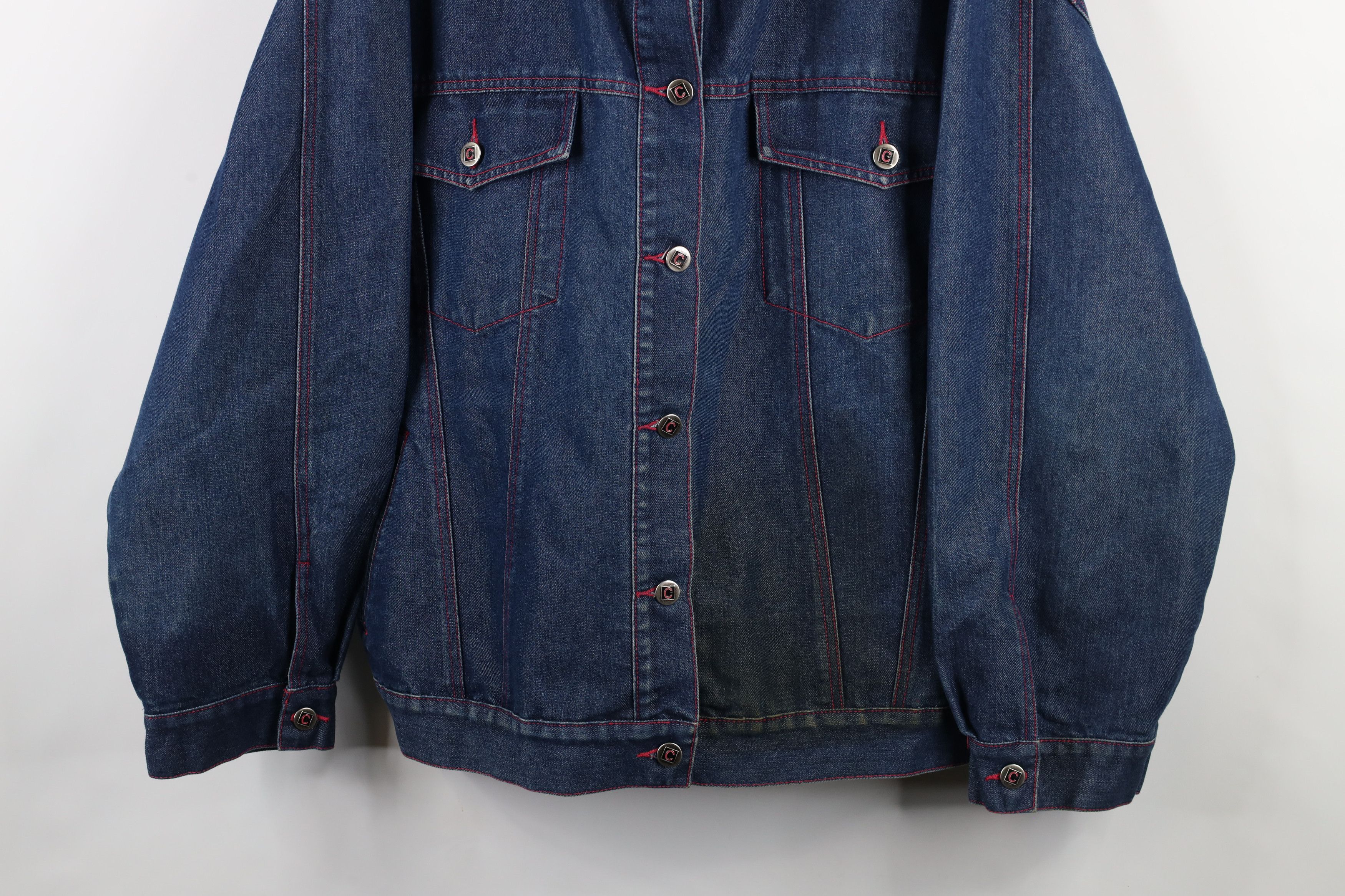Vintage Vintage 90s Y2K Streetwear Baggy Denim Jean Trucker Jacket Size 3XL / US 20-22 - 3 Thumbnail