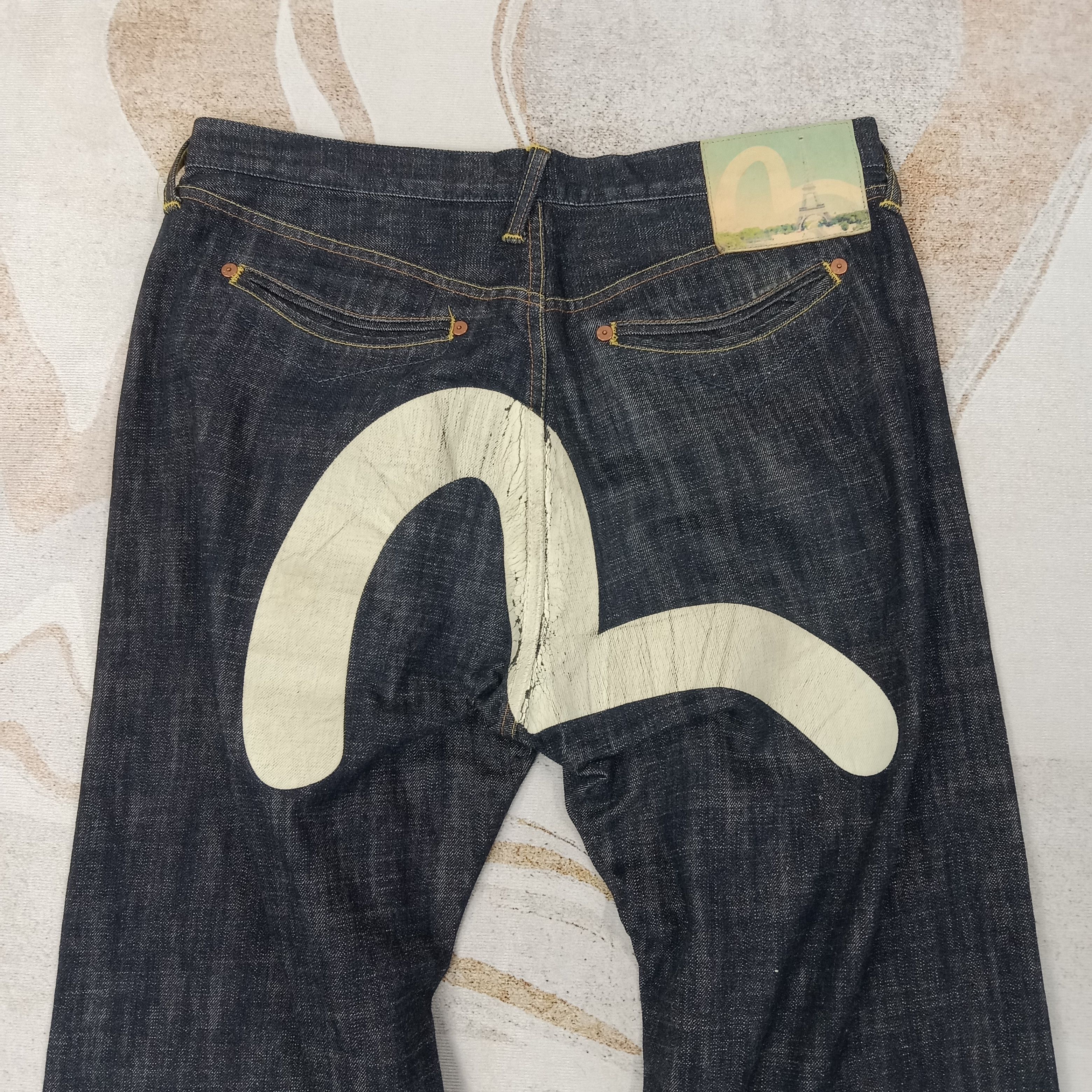 Evisu Evisu Paris Selvedge Japanese Daicock Denim Jeans C258N30 Size US 37 - 2 Thumbnail