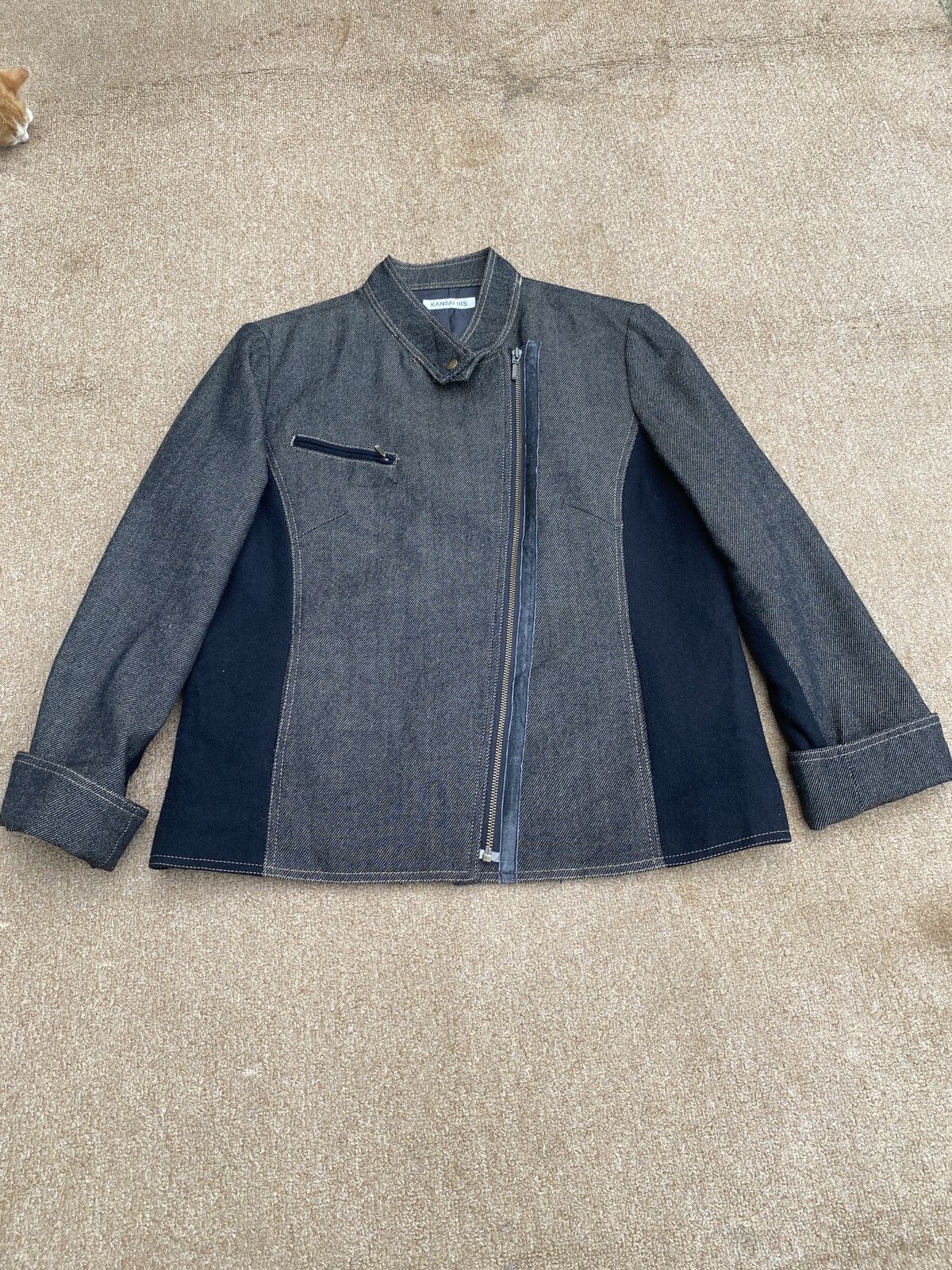 Kansai Yamamoto × Vintage Vintage kansai bis by kansai yamamoto zipper jacket Size L / US 10 / IT 46 - 1 Thumbnail